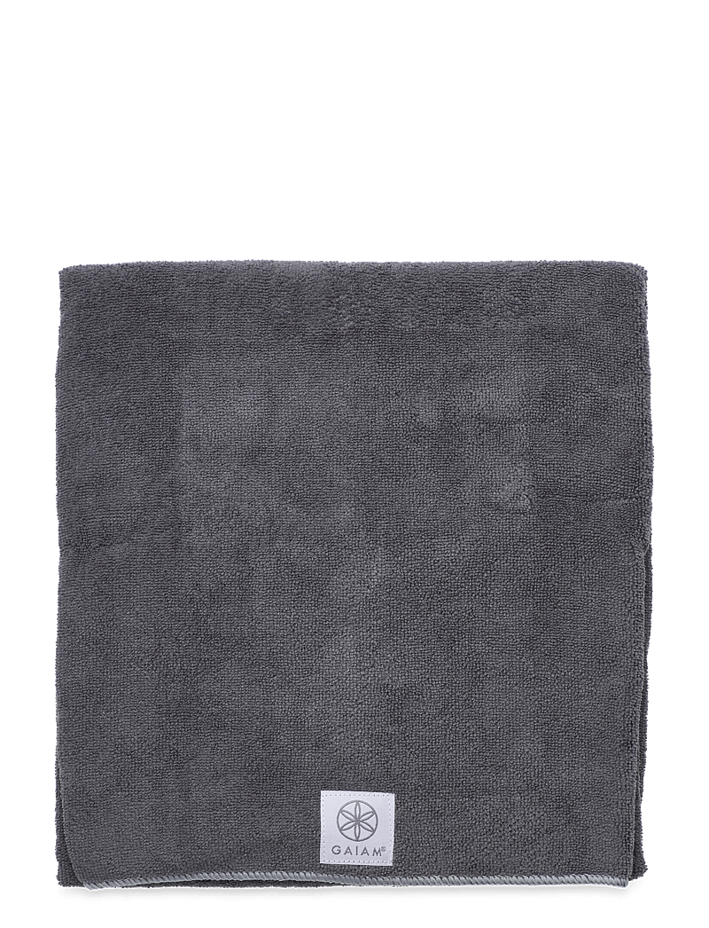 Gaiam - GAIAM YOGA MAT TOWEL FOLKSTONE - träningsmattor & accessoarer - stone - 0