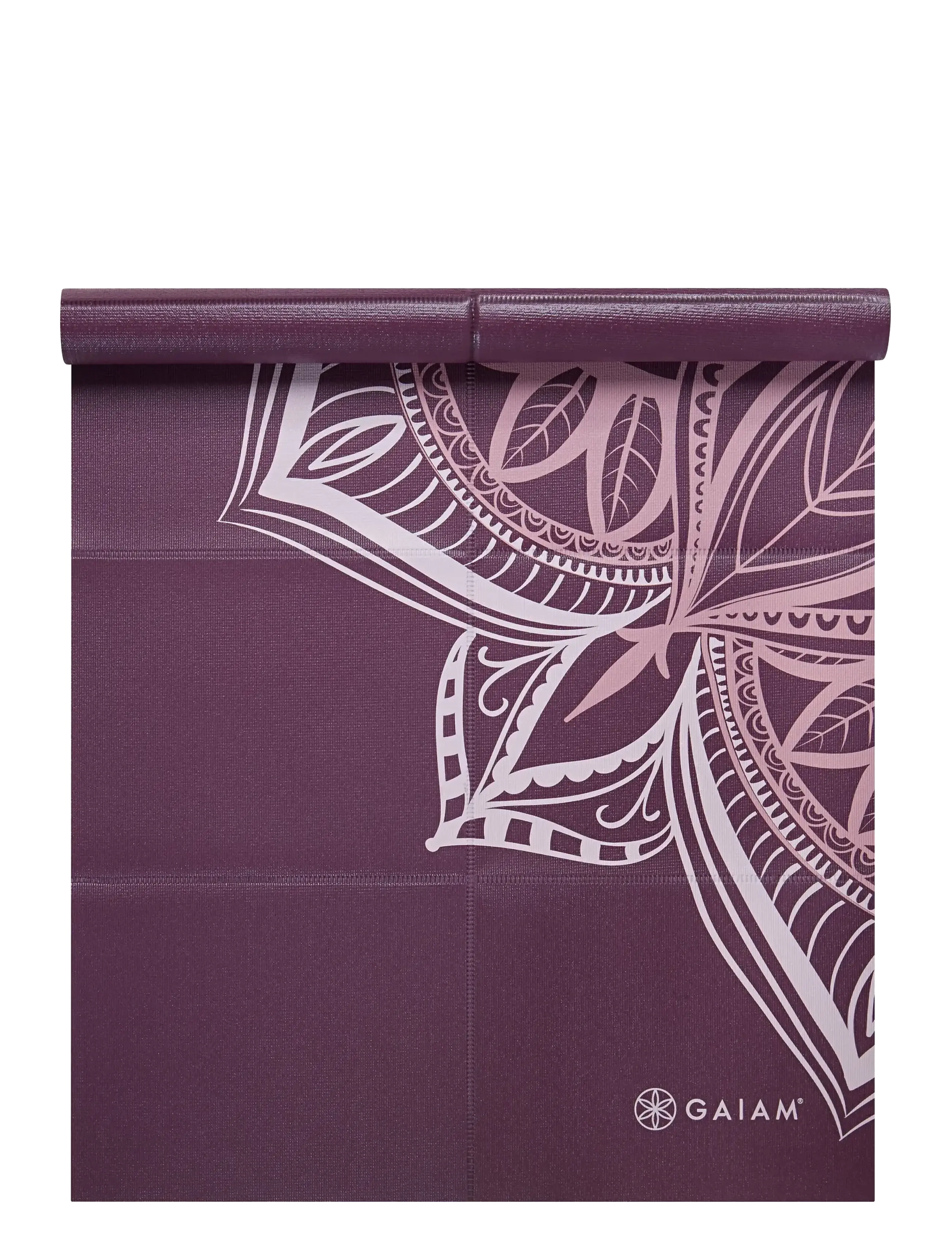 Gaiam - CRANBERRY FOLDABLE YOGA MAT 2MM - joogamatid ja tarvikud - cranberry - 1
