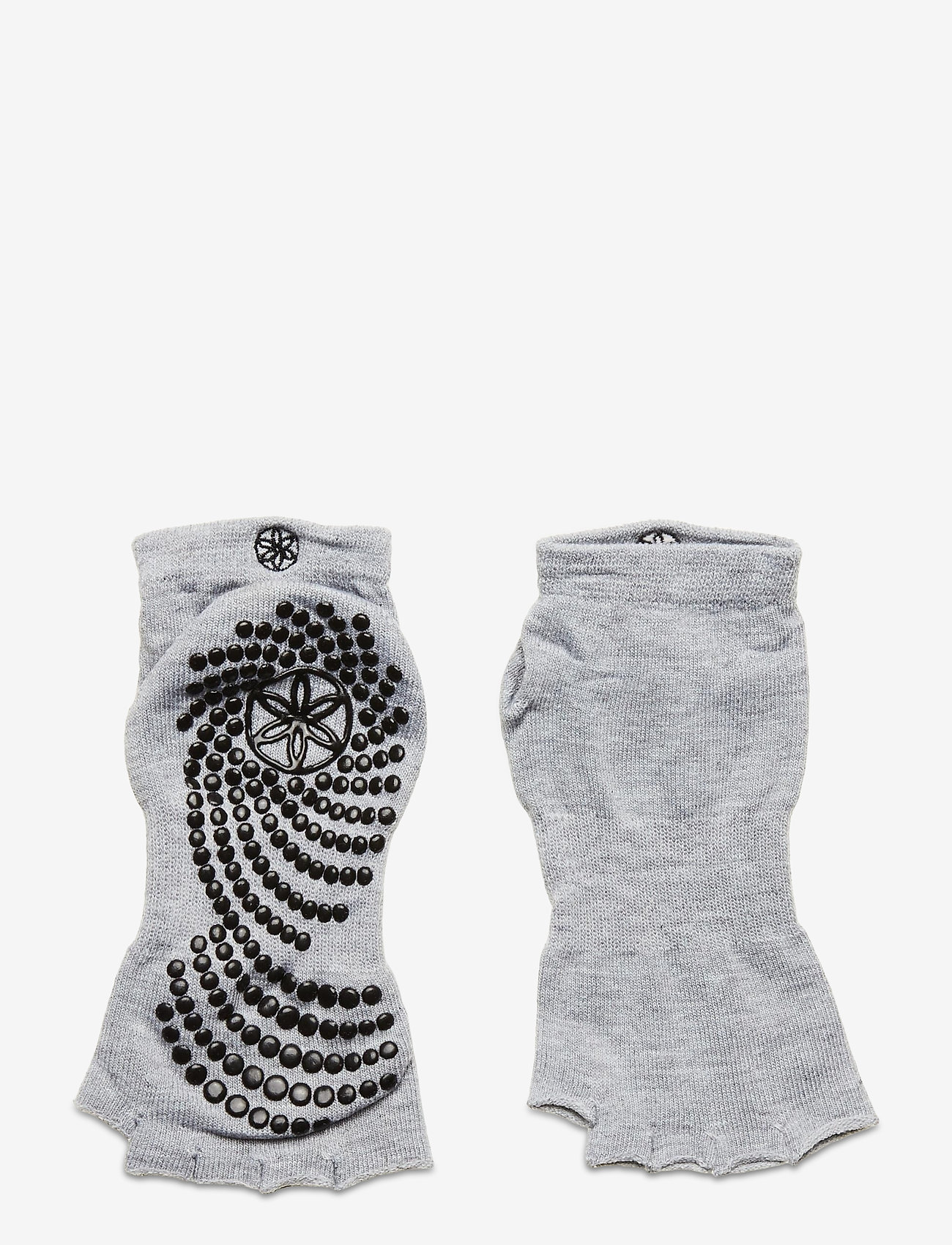 Gaiam - GAIAM TOELESS GRIPPY SOCKS INDIGO/BLACK 2PK - indigo/black - 1