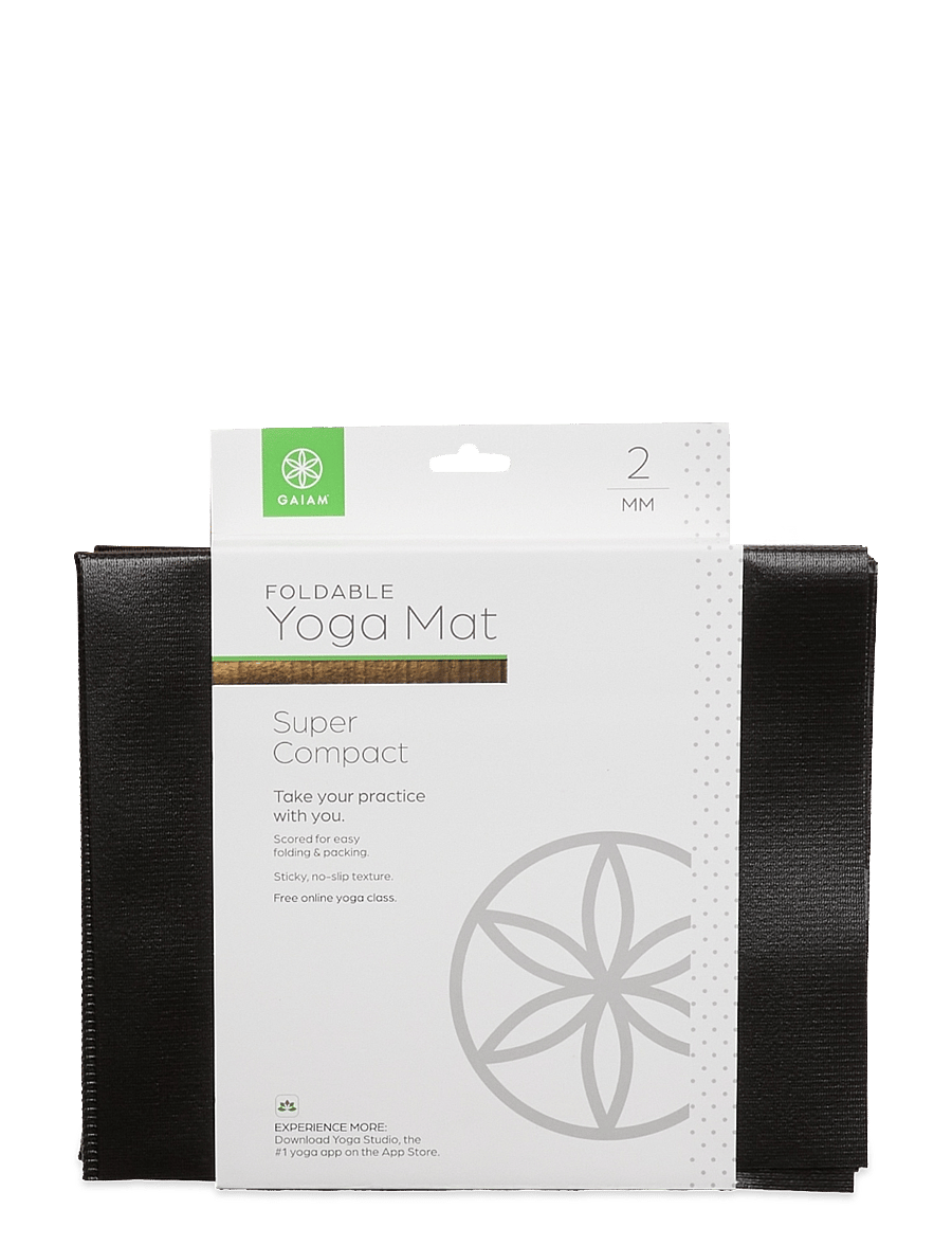 Gaiam - GAIAM FOLDABLE MIDNIGHT MARRAKESH YOGA MAT (2MM) - black - 0