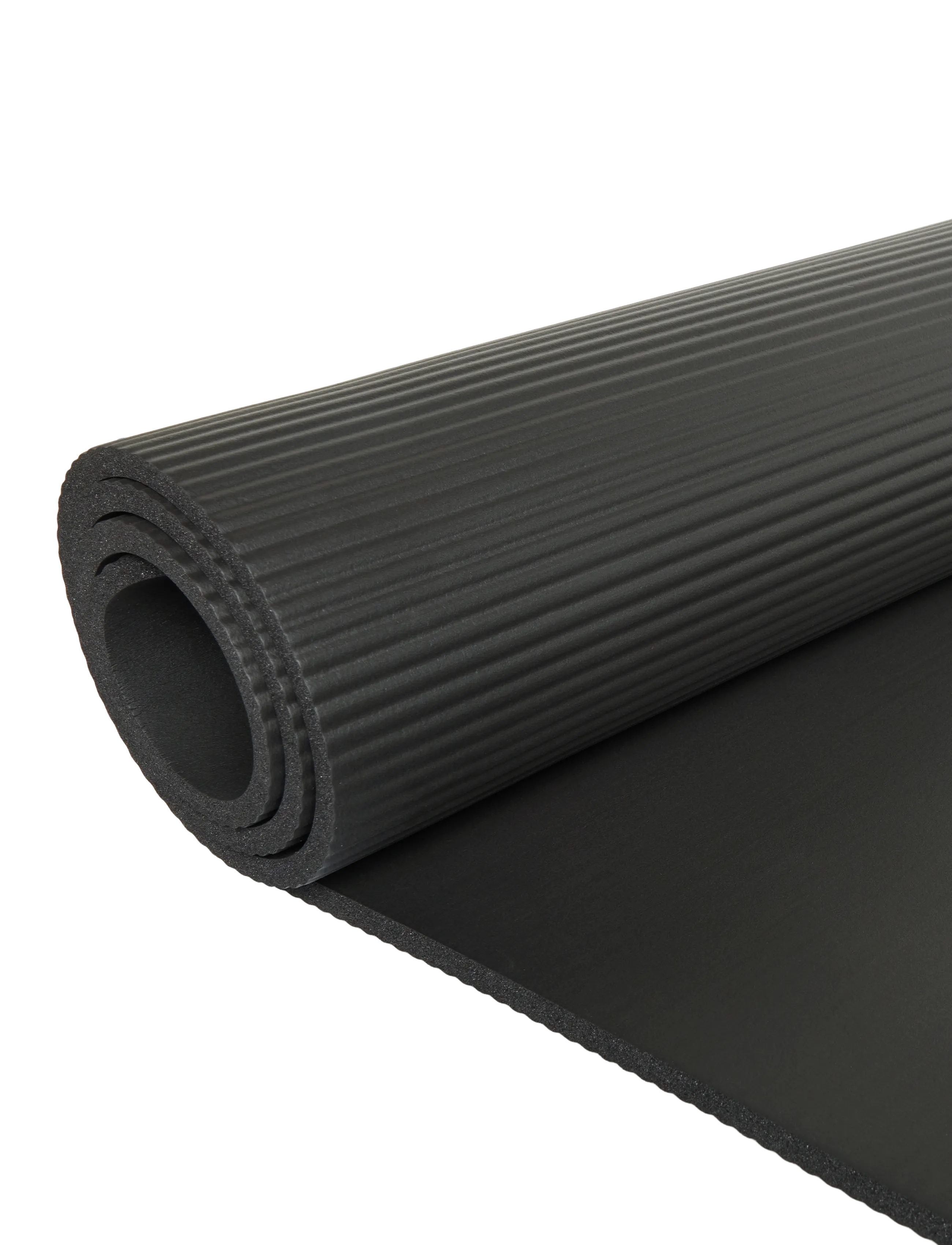 Gaiam Fitness Mat Black 10Mm, Kvinder, Fitnessmåtte, Sort, Str: ONE SIZE