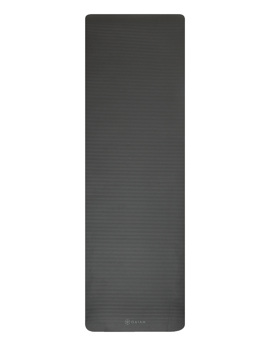 Gaiam - FITNESS MAT BLACK 10MM - black - 2