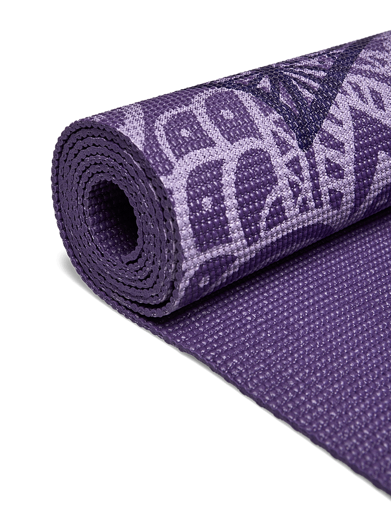 Gaiam - Purple Lattice Yoga Mat 4mm Classic Printed - treningsmatter & tilbehør - purple - 1