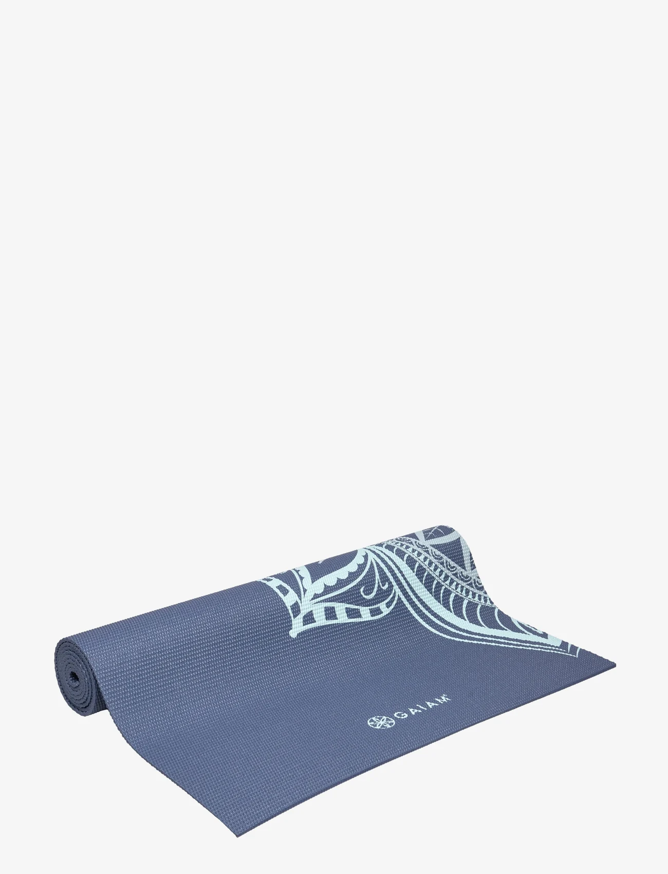 Gaiam - GAIAM HIGH TIDE POINT YOGA MAT 5MM CLASSIC PRINTED - lowest prices - blue - 0