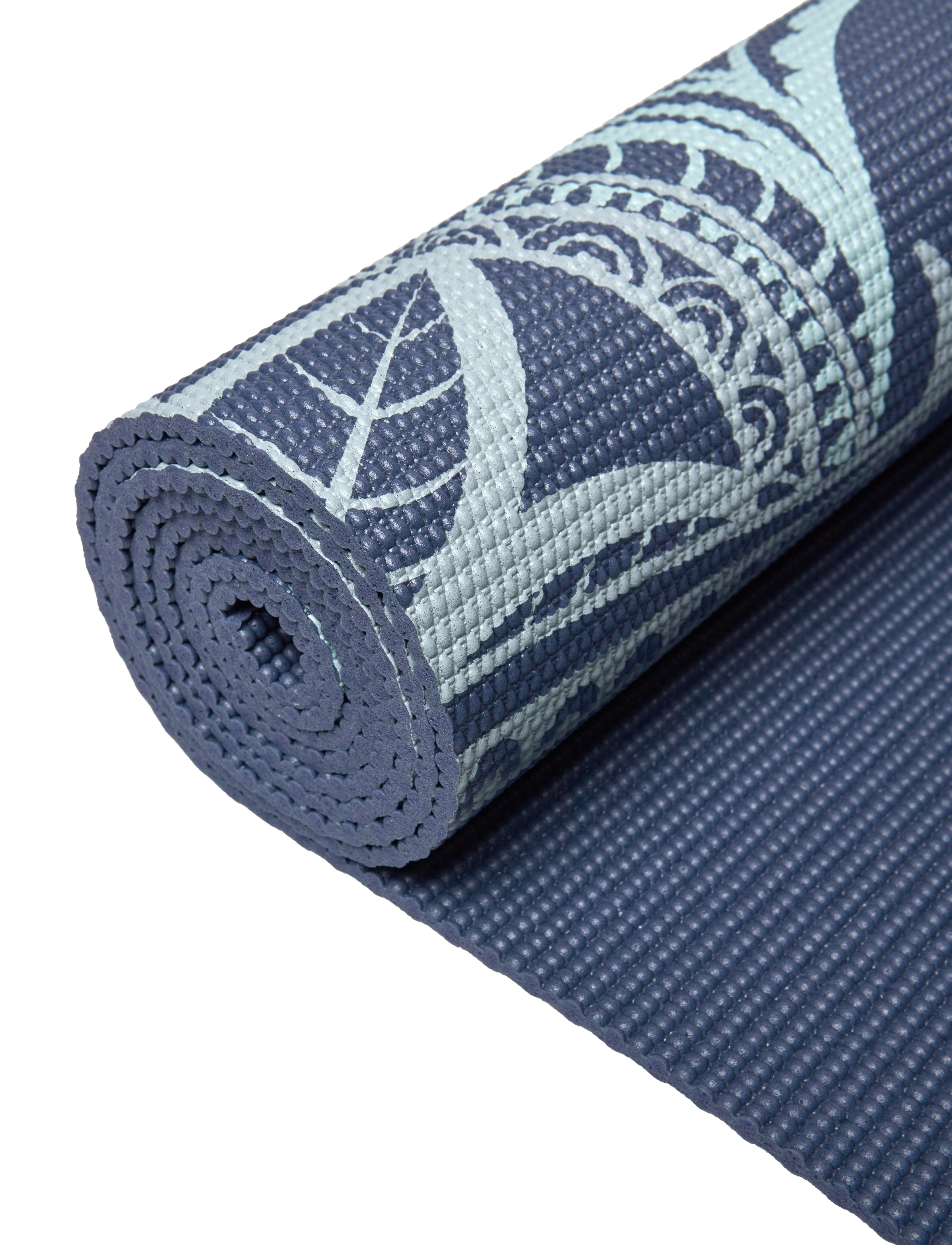 Gaiam - GAIAM HIGH TIDE POINT YOGA MAT 5MM CLASSIC PRINTED - tapis d'exercice et accessoires - blue - 1