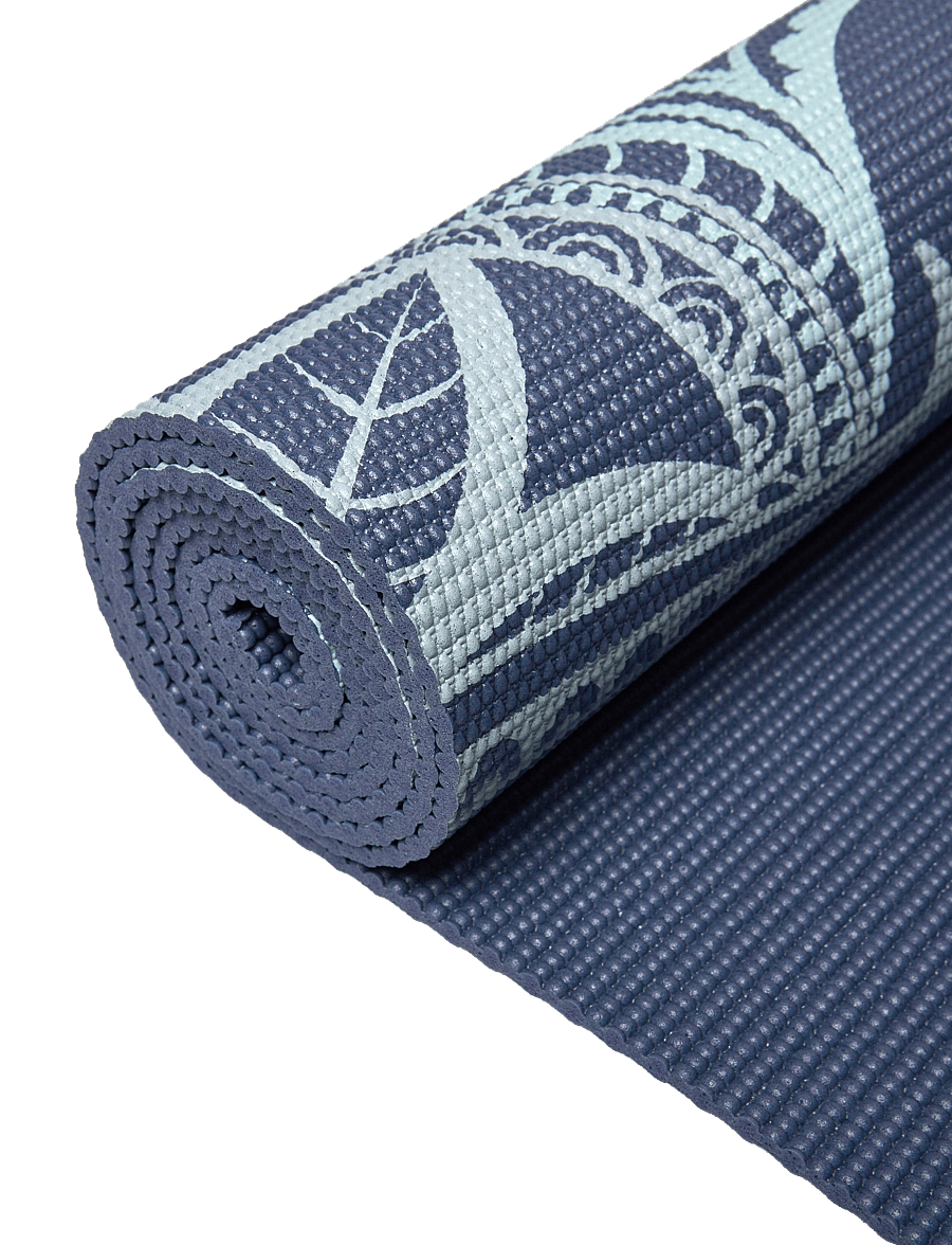 Gaiam - GAIAM HIGH TIDE POINT YOGA MAT 5MM CLASSIC PRINTED - tapis d'exercice et accessoires - blue - 1