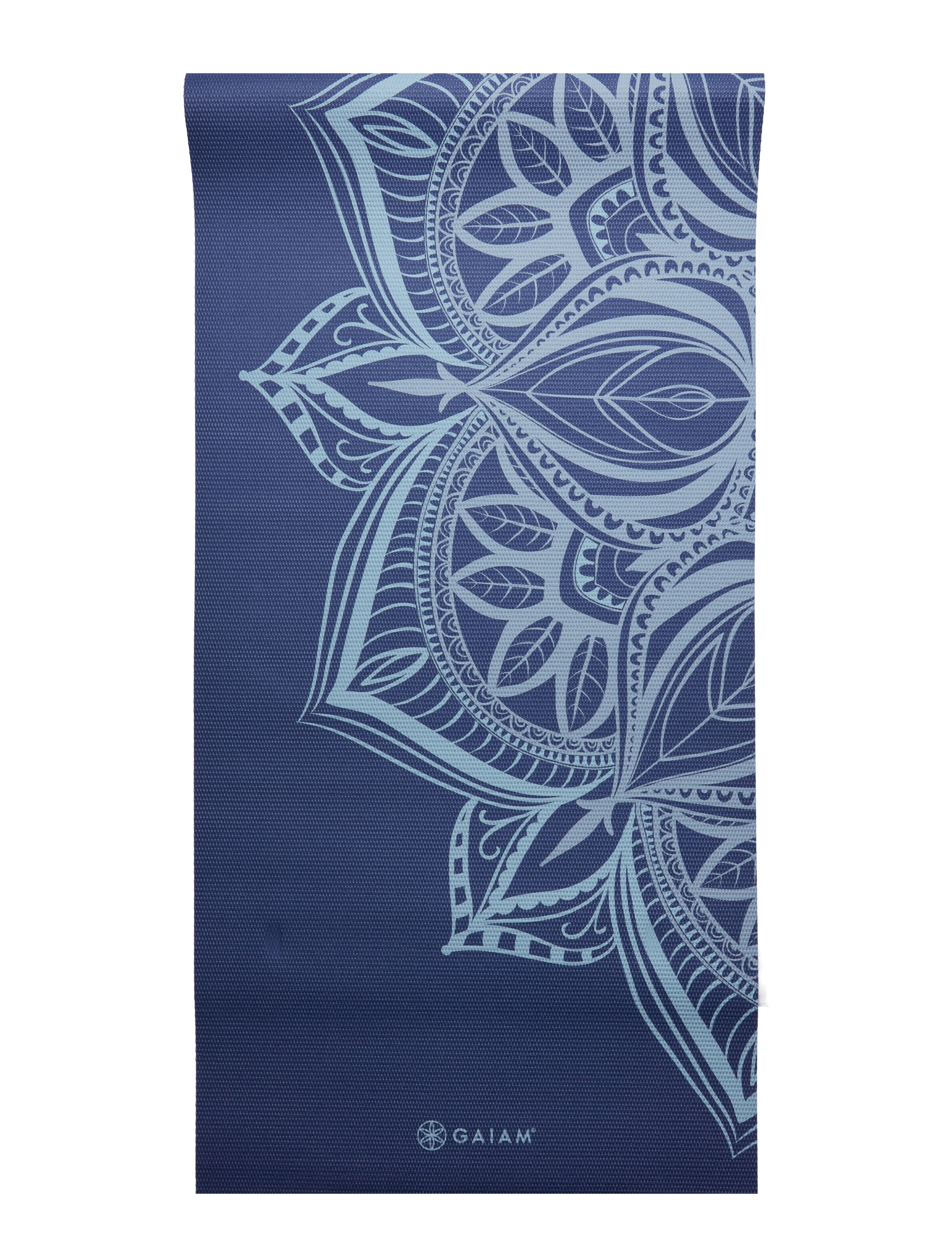 Gaiam - GAIAM HIGH TIDE POINT YOGA MAT 5MM CLASSIC PRINTED - tapis d'exercice et accessoires - blue - 2