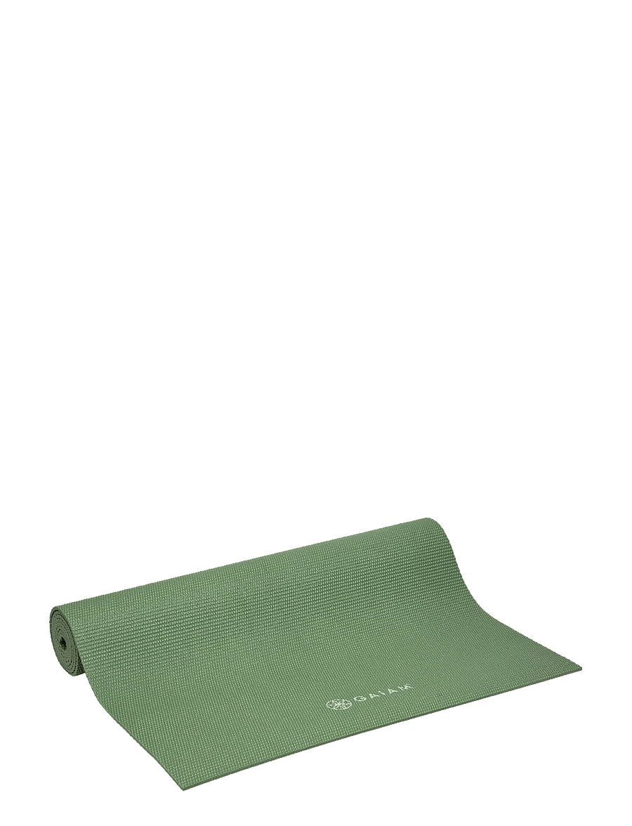 Gaiam - GAIAM SAGEBRUSH YOGA MAT 5MM SOLID - træningsmåtter & tilbehør - green - 0