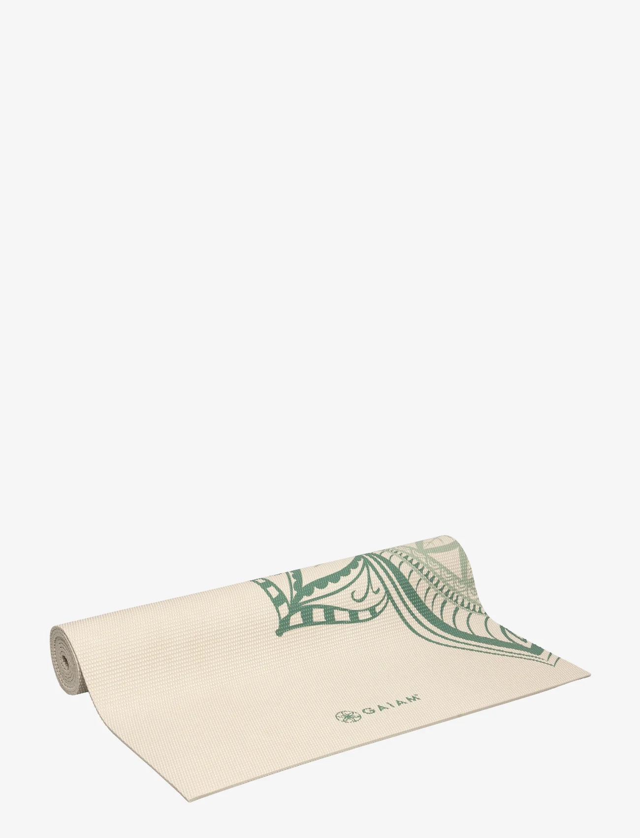 Gaiam - GAIAM VINTAGE GREEN POINT YOGA MAT 5MM CLASSIC PRINTED - lowest prices - khaki green - 0