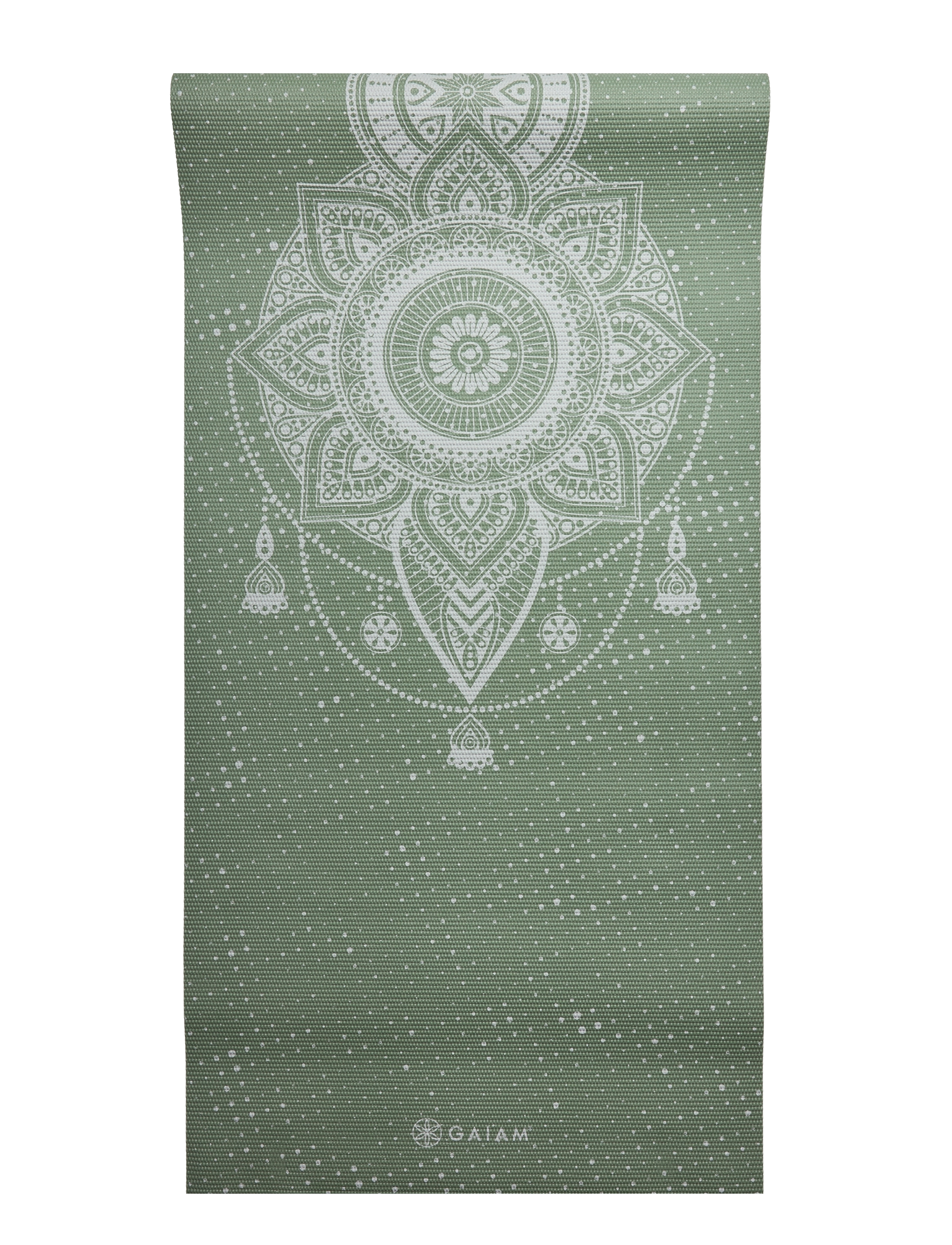 Gaiam - GAIAM CELESTIAL GREEN YOGA MAT  5MM CLASSIC PRINTED - trainingsmatten & zubehör - green - 2