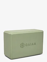 Gaiam - GAIAM VINTAGE GREEN BLOCK - yogablokke & seler - green - 0