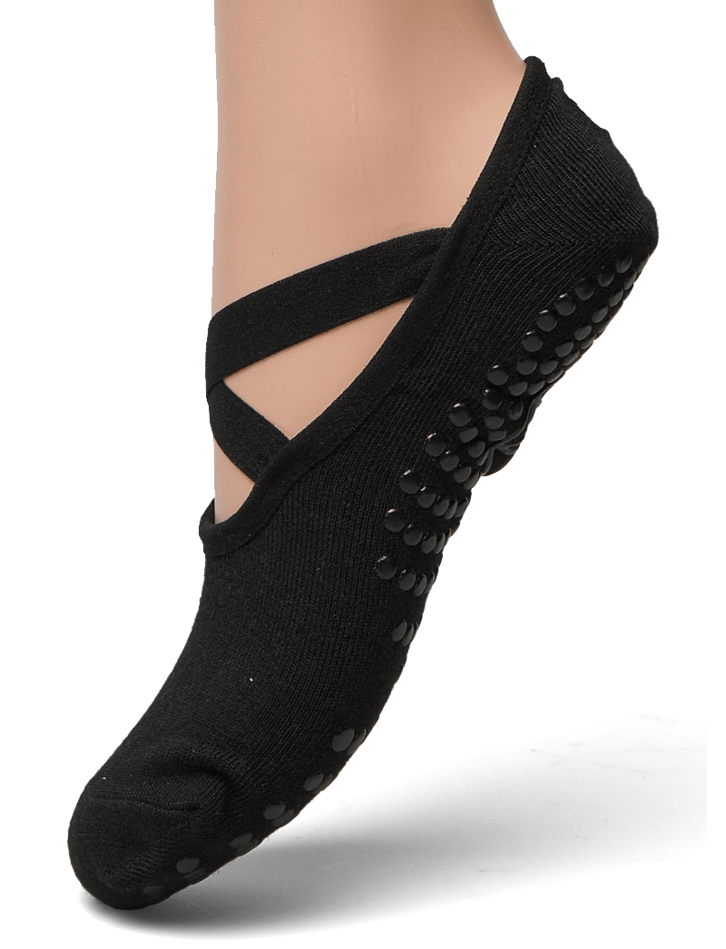 Gaiam - GAIAM GRIPPY YOGA SOCKS DOVETAIL 2PK - yoga-socken - grey black - 2