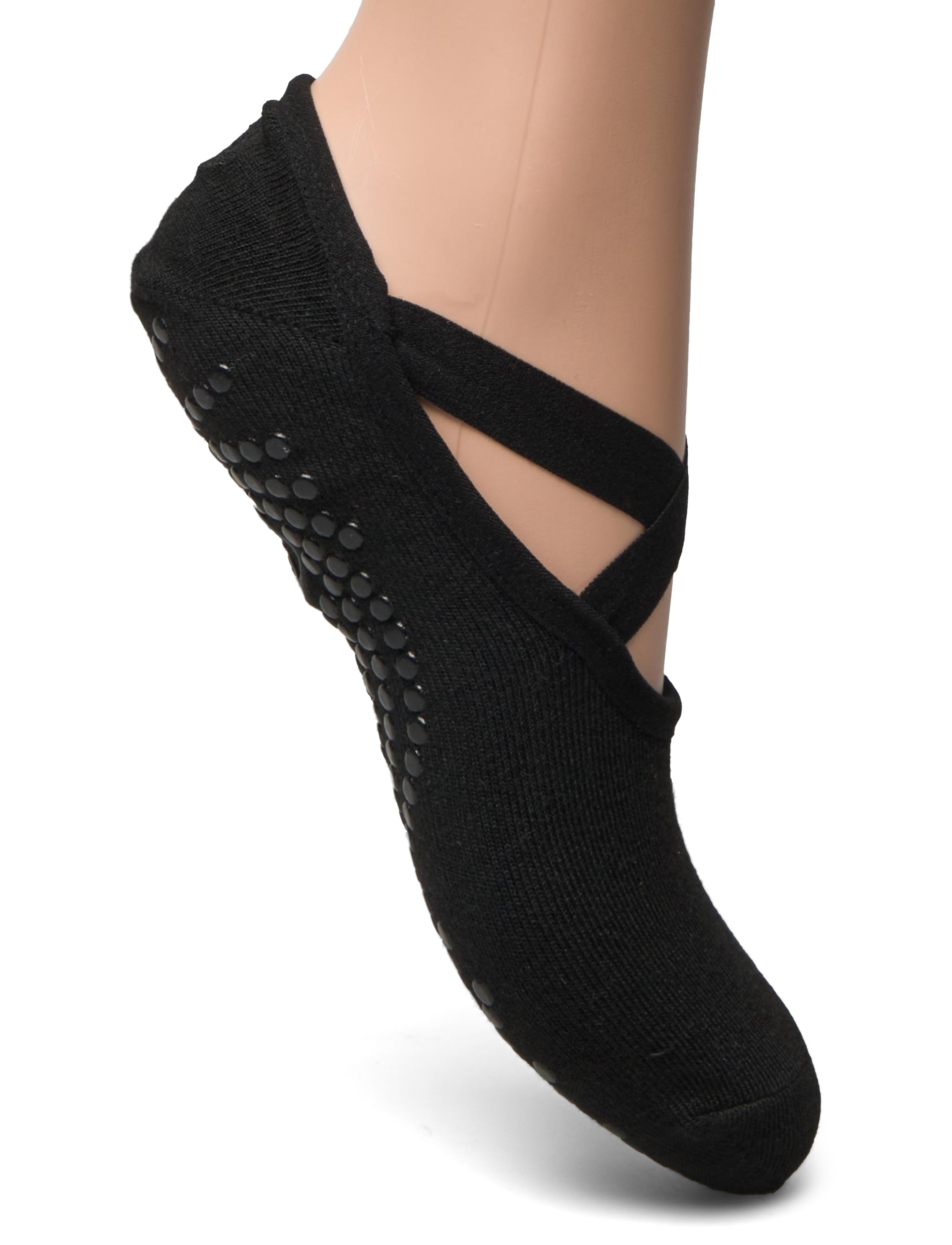Gaiam - GAIAM GRIPPY YOGA SOCKS DOVETAIL 2PK - yoga-socken - grey black - 3