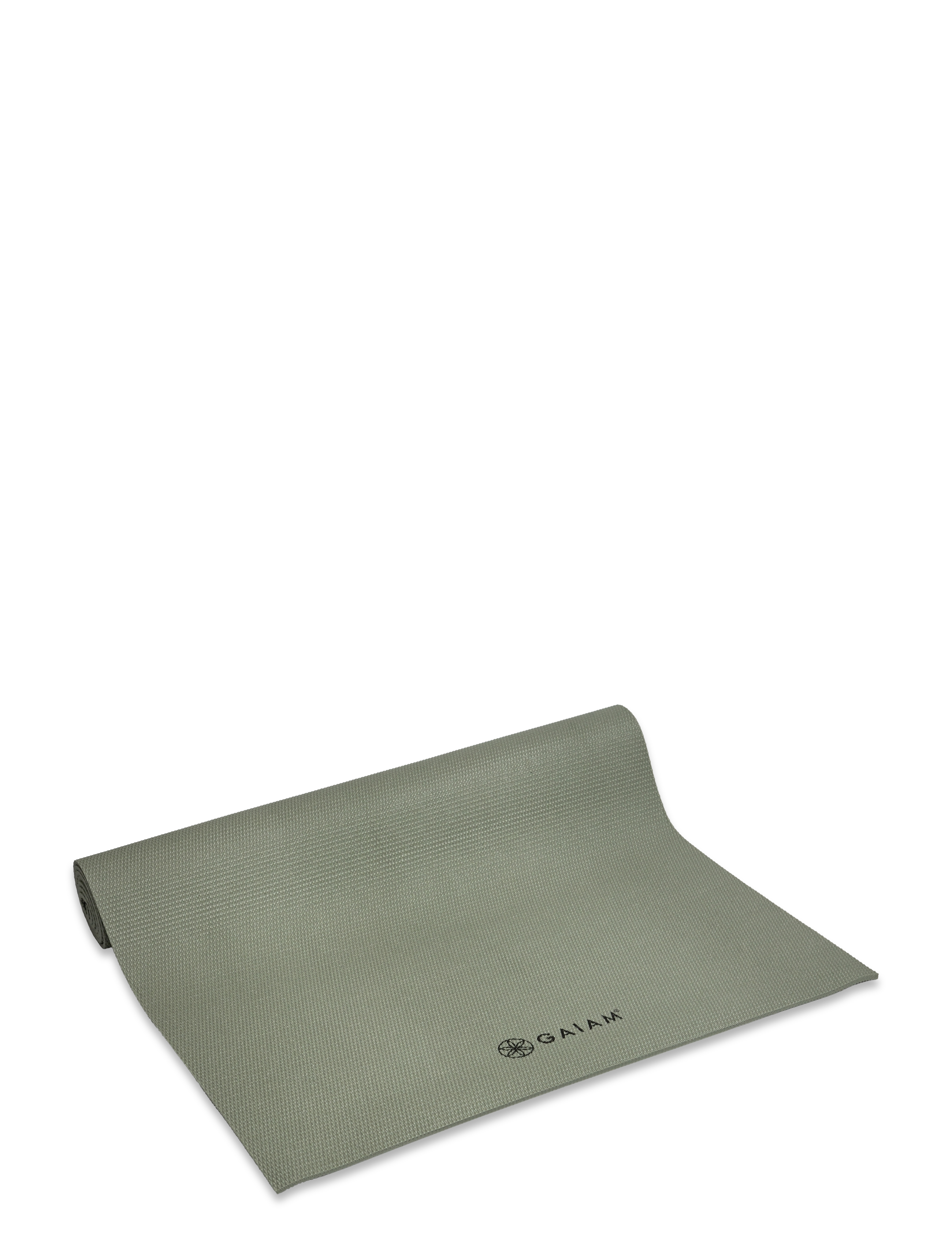 Gaiam Olive Yoga Mat 5Mm Solid, Mænd, Yogamåtte, Grøn, Str: ONE SIZE