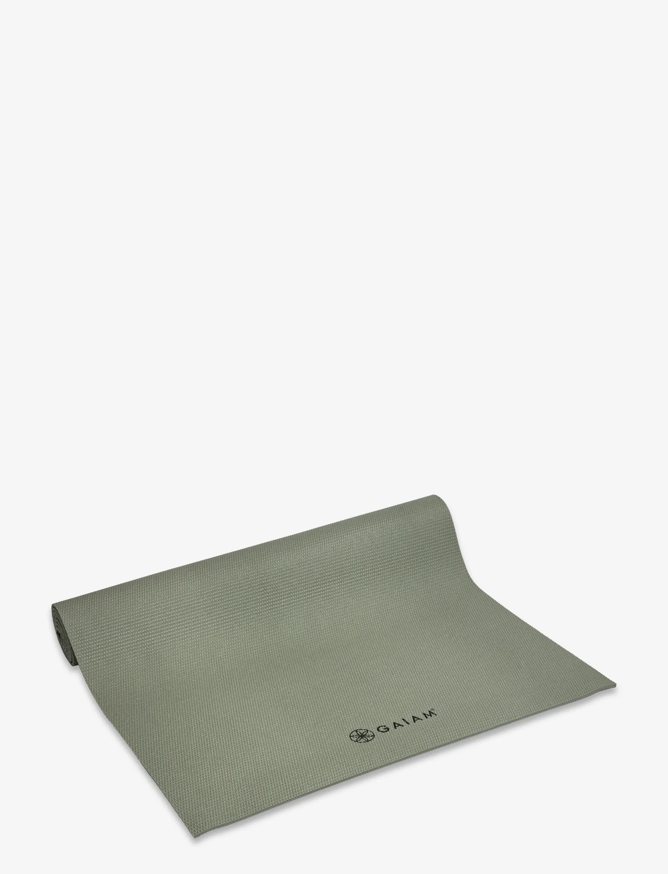 Gaiam - Olive Yoga Mat 5mm Solid - lägsta priserna - olive - 0
