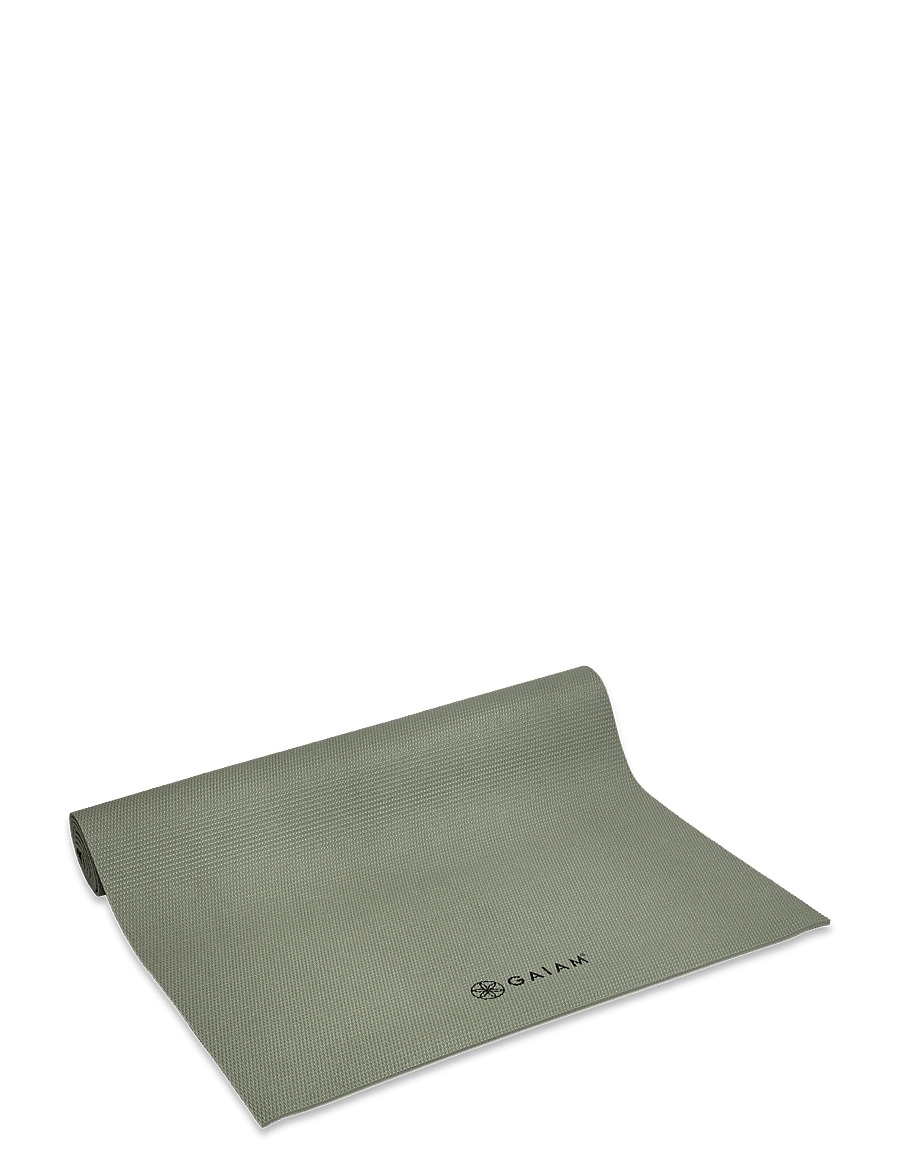 Gaiam - Olive Yoga Mat 5mm Solid - træningsmåtter & tilbehør - olive - 0