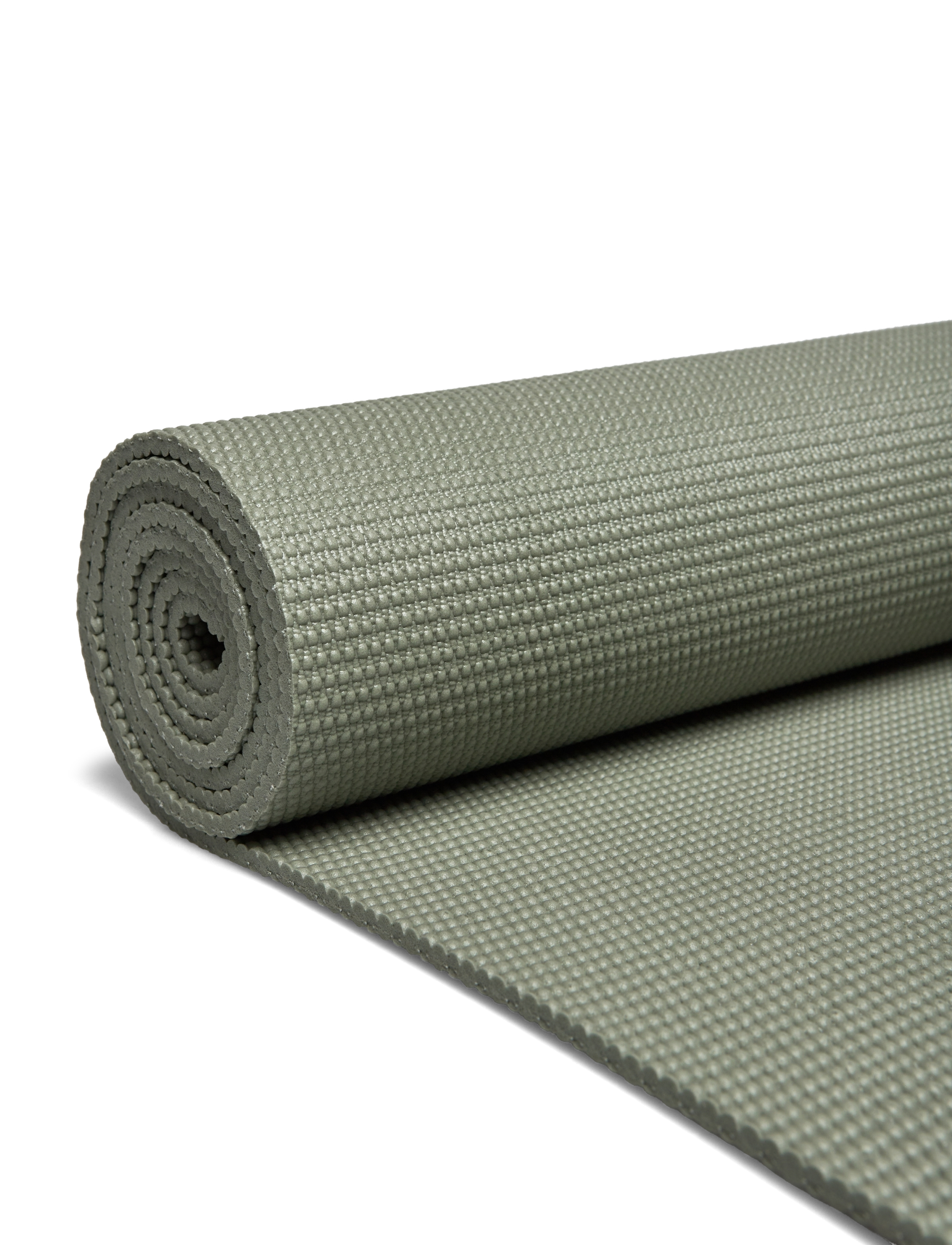 Gaiam - Olive Yoga Mat 5mm Solid - træningsmåtter & tilbehør - olive - 1