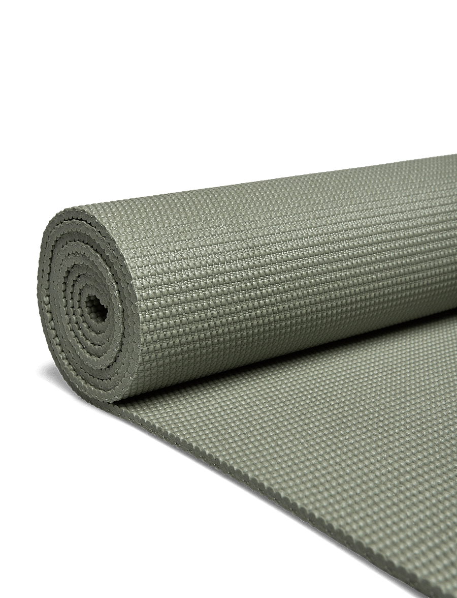 Gaiam - Olive Yoga Mat 5mm Solid - træningsmåtter & tilbehør - olive - 1