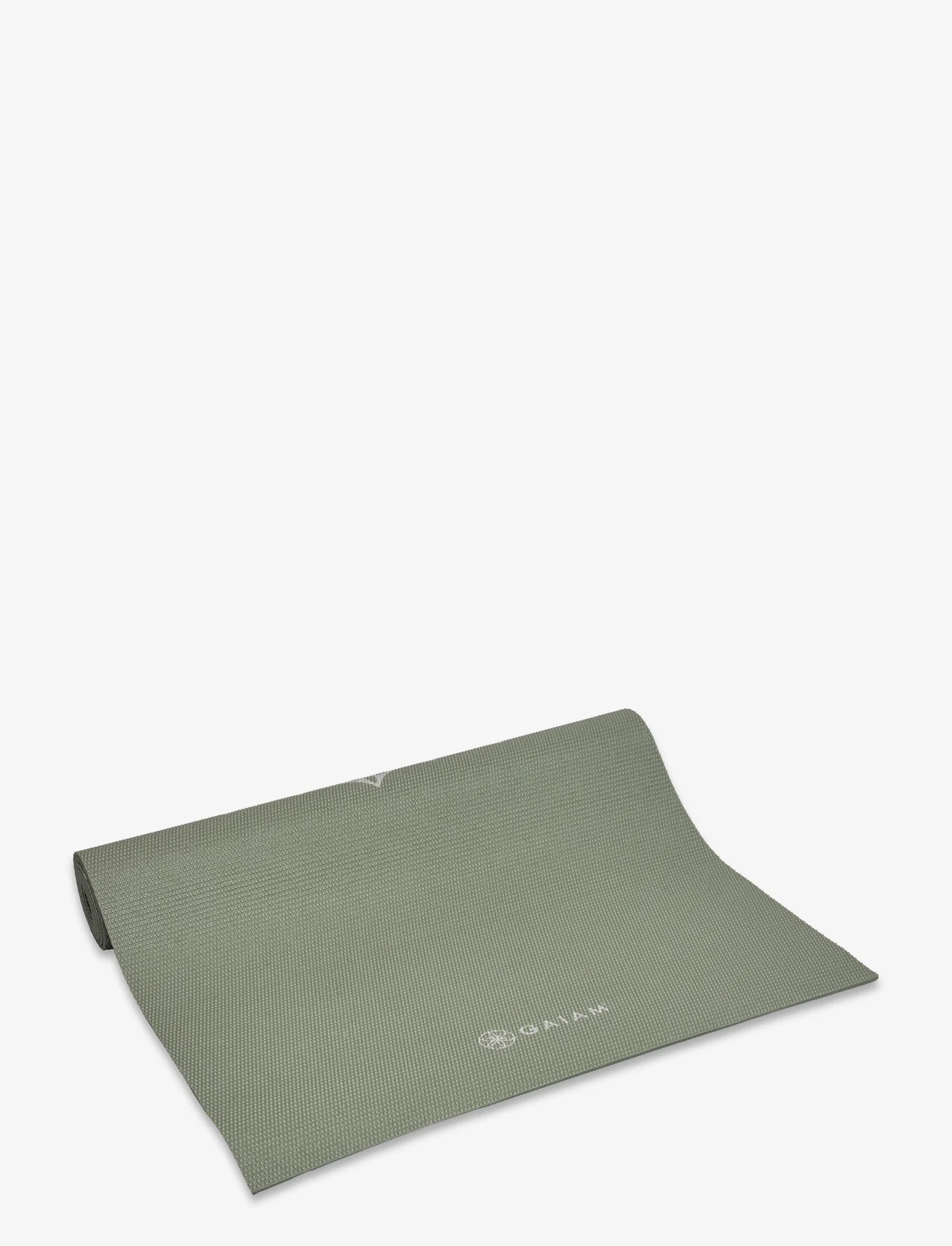 Gaiam - Olive Marrakesh Yoga Mat 5mm Classic Printed - najniższe ceny - olive - 0