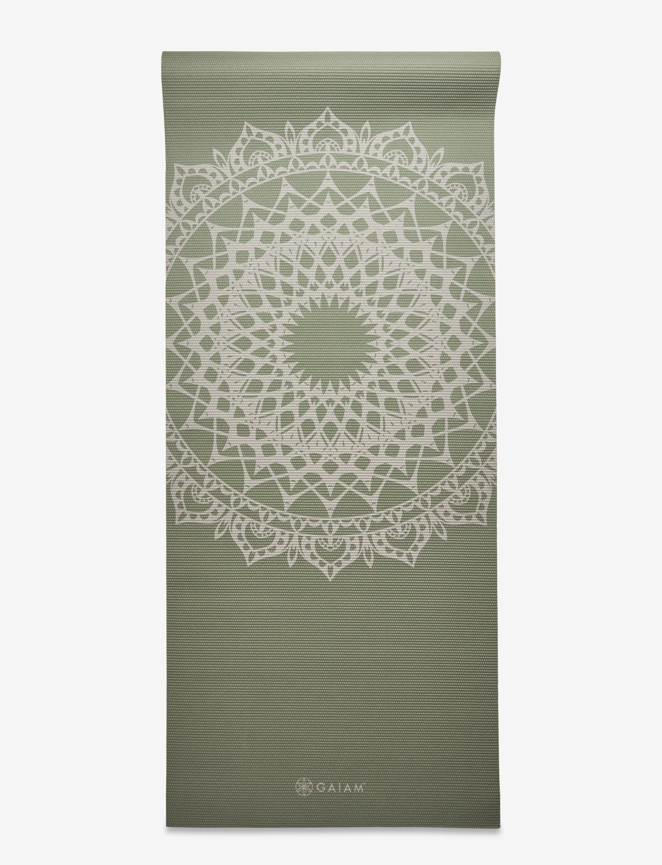 Gaiam - Olive Marrakesh Yoga Mat 5mm Classic Printed - treeningmatid ja tarvikud - olive - 2