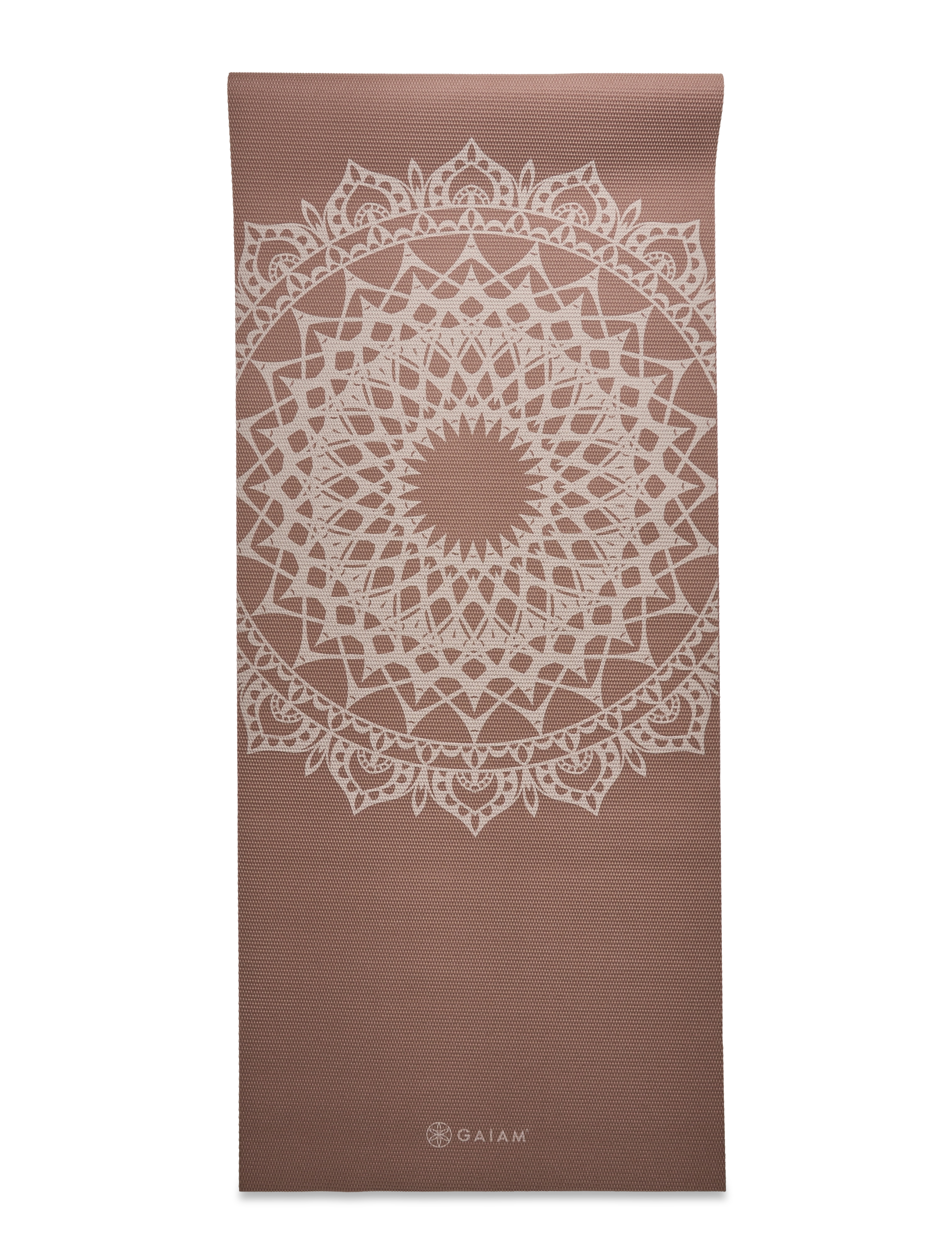 Gaiam - Cinnamon Marrakesh Yoga Mat 5mm - træningsmåtter & tilbehør - brown - 2