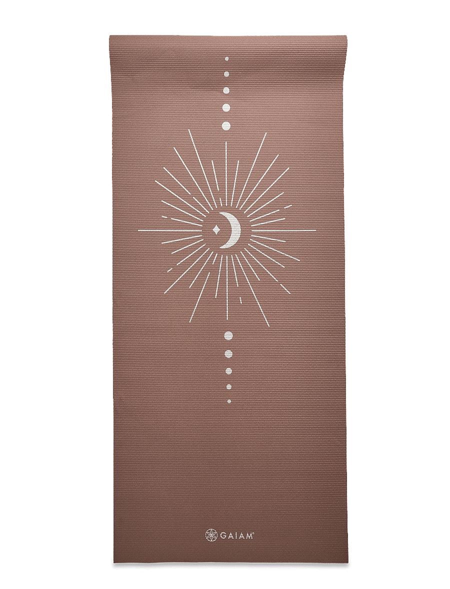 Gaiam - Cinnamon Vision Yoga Mat 5mm - træningsmåtter & tilbehør - brown - 2