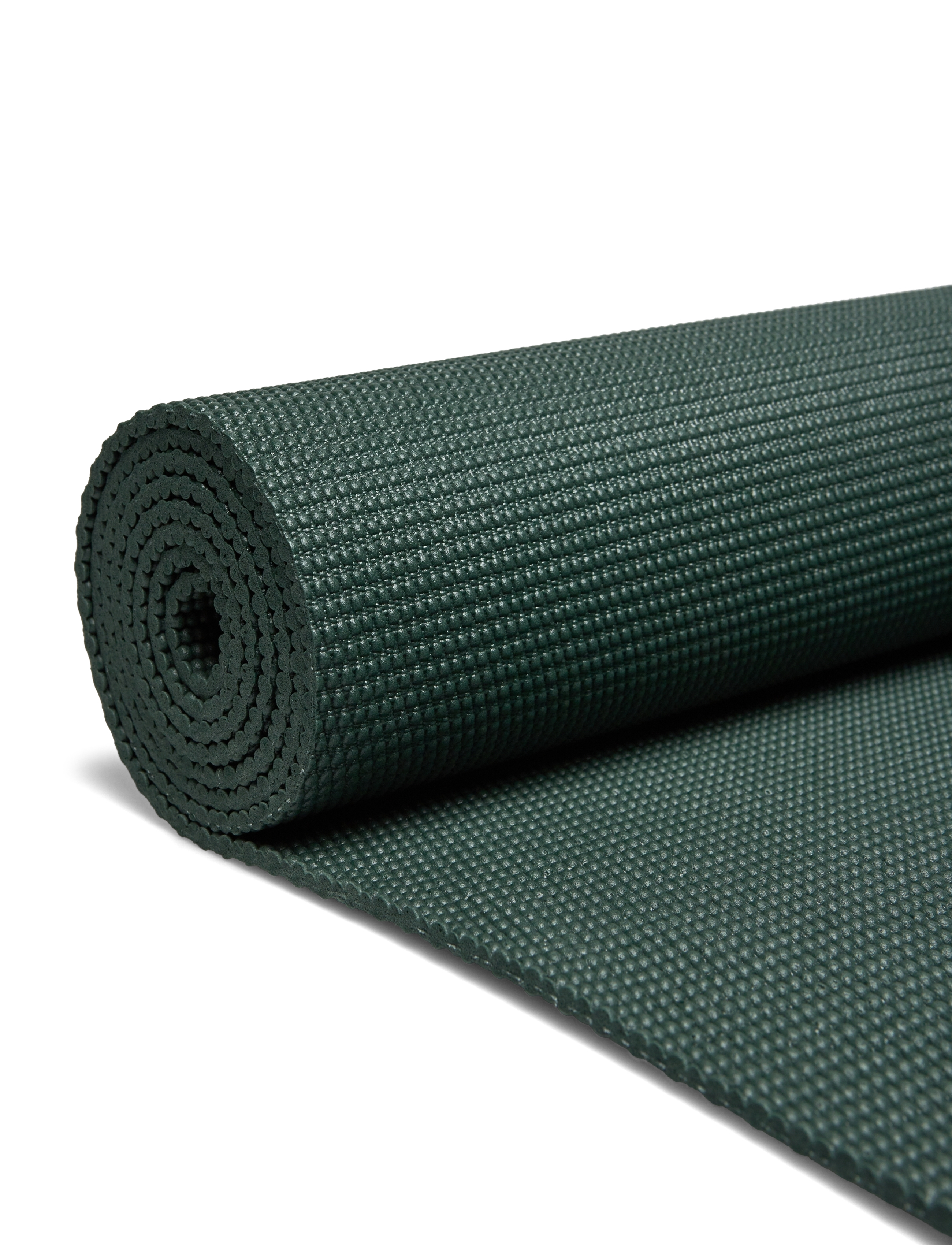 Gaiam - Deep Green Vision Yoga Mat 5mm - træningsmåtter & tilbehør - green - 1