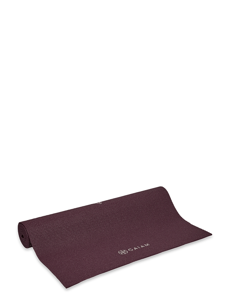 Gaiam - GAIAM MIDNIGHT PLUM SUNDIAL FLOWER YOGA MAT 5MM CLASSIC PRINTED - treeningmatid ja tarvikud - plum - 0