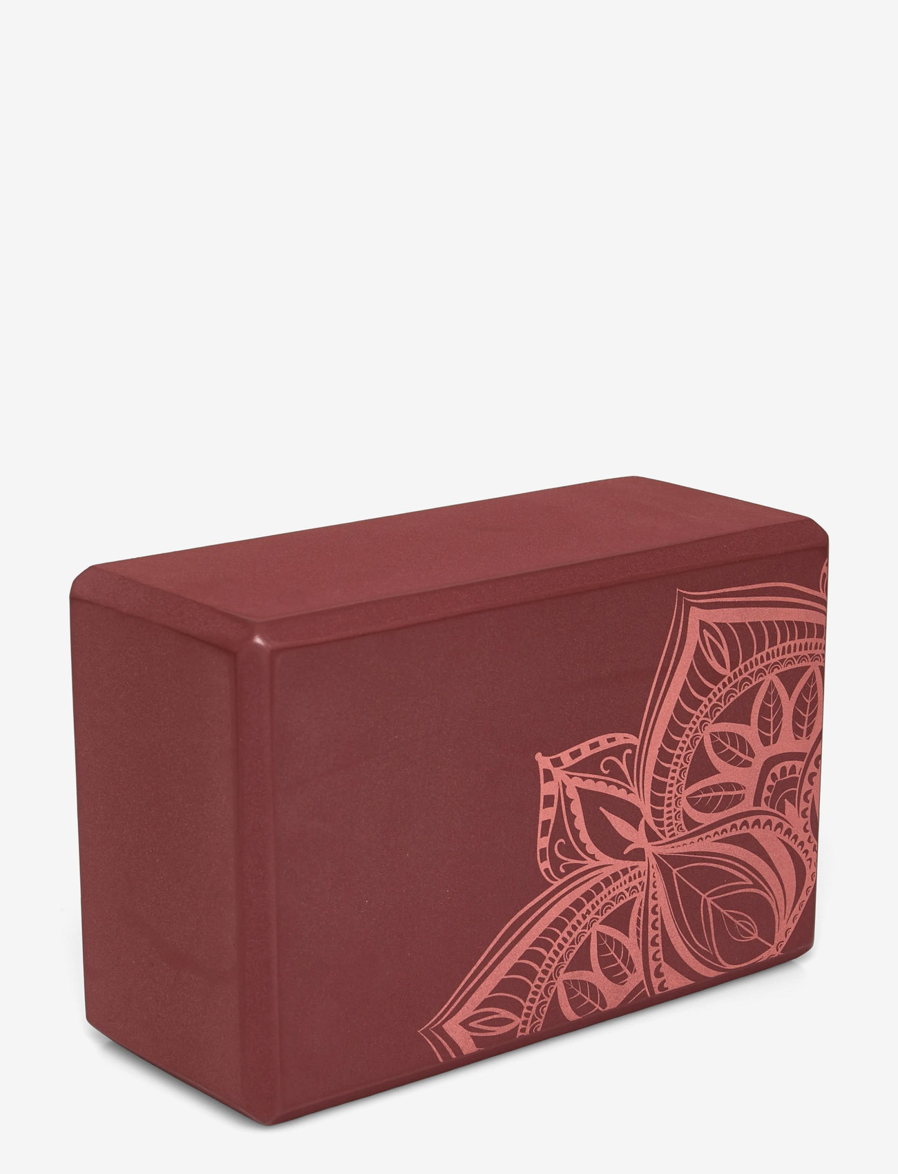 Gaiam - Intense Rust Sundial Point Yoga Block - yoga blocks & straps - red - 0