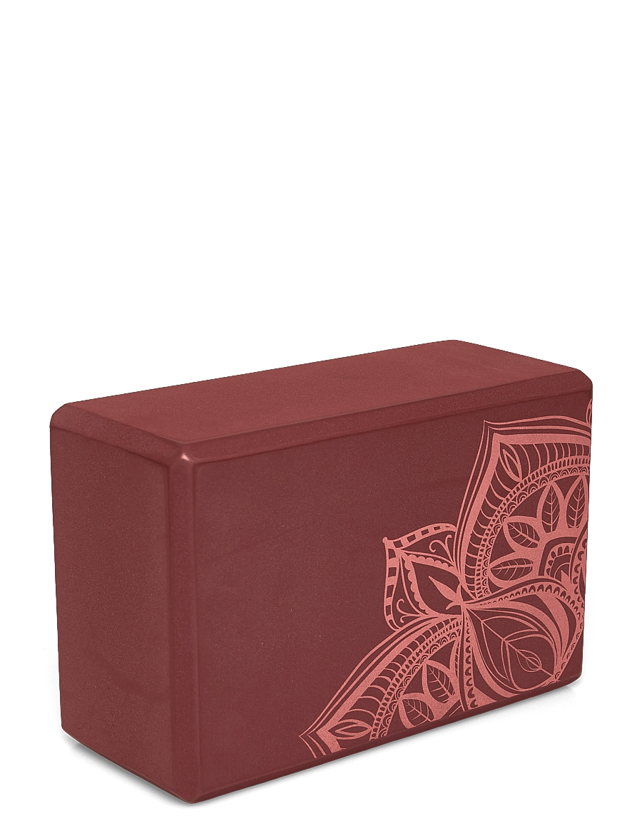 Gaiam - Intense Rust Sundial Point Yoga Block - red - 0