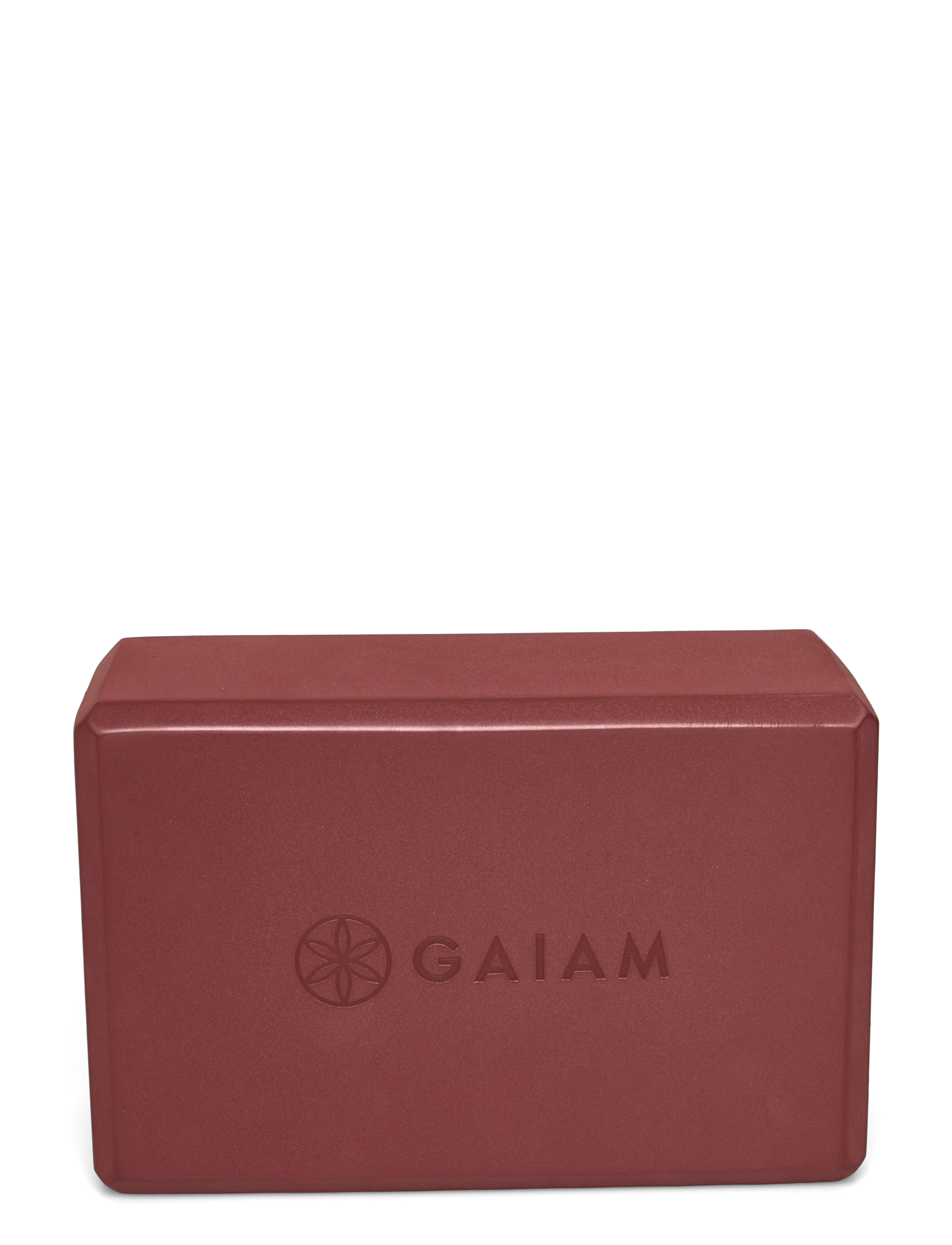 Gaiam - Intense Rust Sundial Point Yoga Block - red - 1