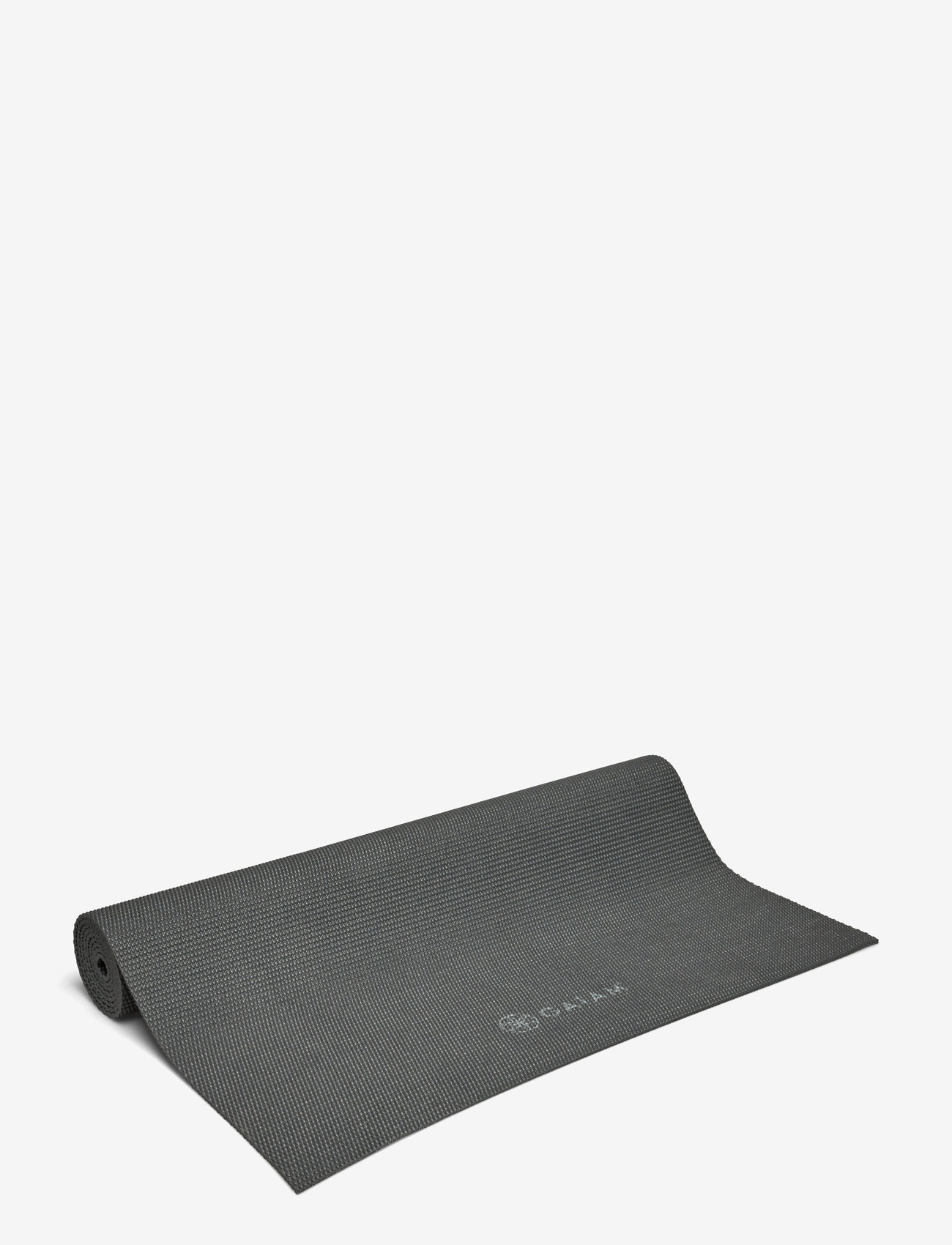 Gaiam - Folkstone Grey Yoga Mat 3mm Solid - exercise mats & accessories - grey - 0