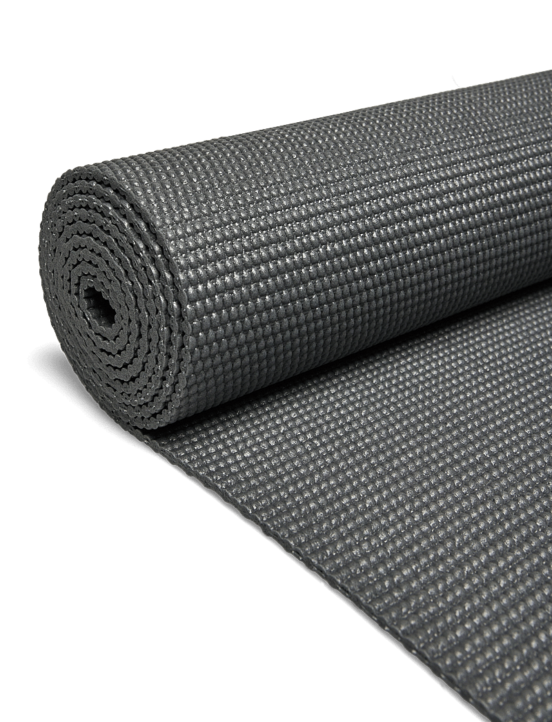Gaiam - Folkstone Grey Yoga Mat 3mm Solid - træningsmåtter & tilbehør - grey - 1