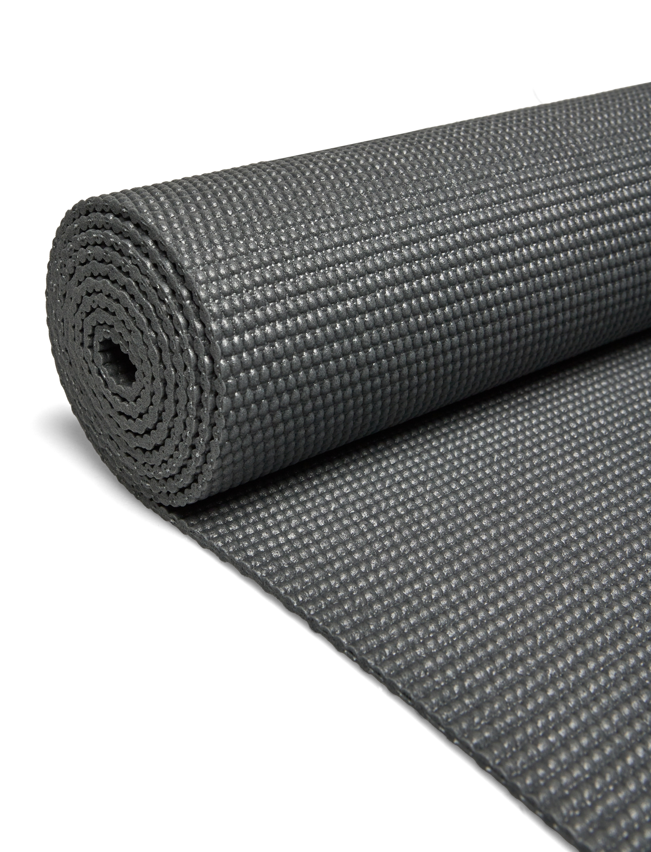 Gaiam - Folkstone Grey Yoga Mat 3mm Solid - treniruočių kilimėliai ir aksesuarai - grey - 1