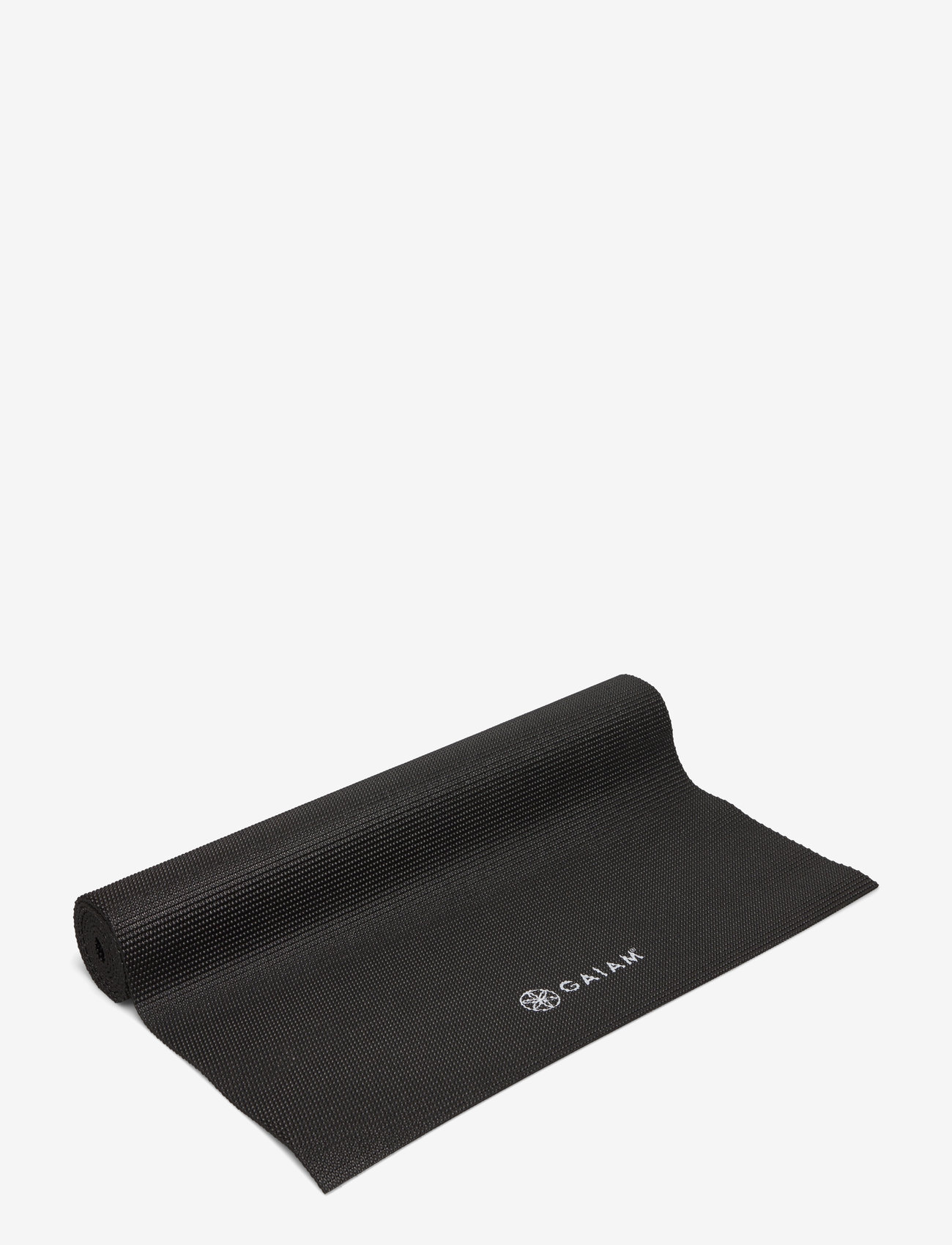 Gaiam - Black Yoga Mat 4mm Solid - maty do ćwiczeń i akcesoria - black - 0