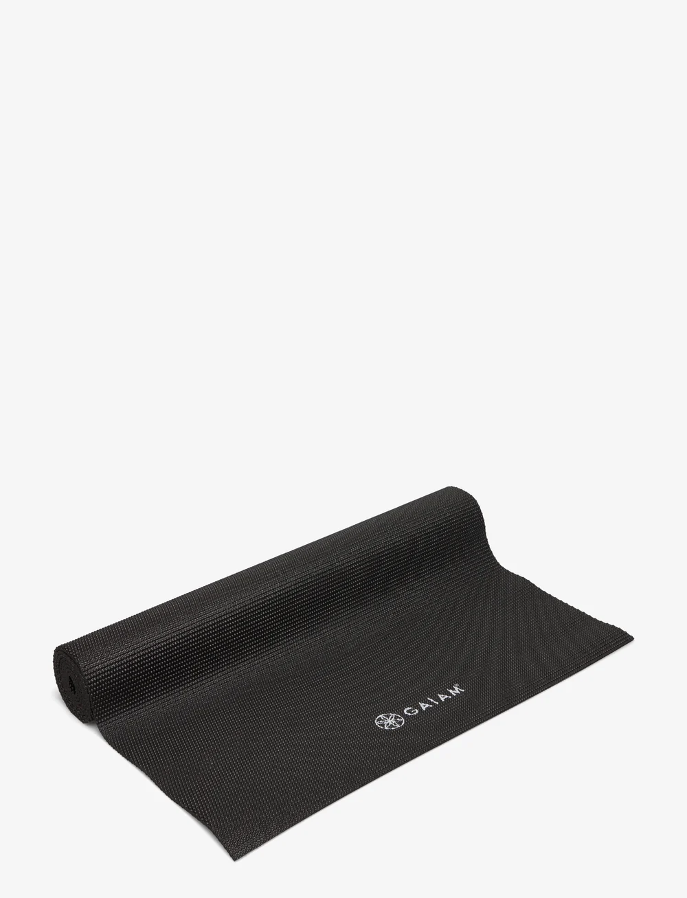 Gaiam - Black Yoga Mat 4mm Solid - trainingsmatten & zubehör - black - 0