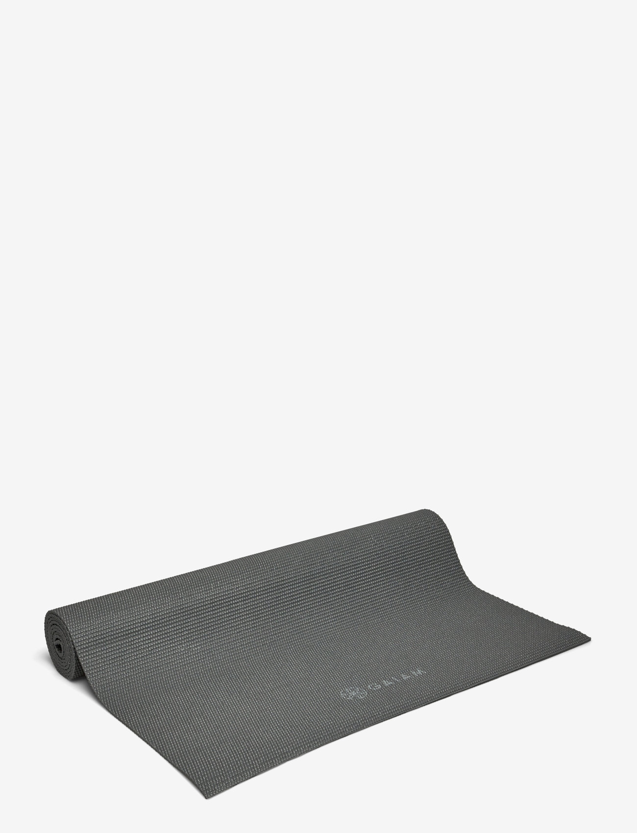 Gaiam - GAIAM FOLKSTONE GREY YOGA MAT 4 MM SOLID - treningsmatter & tilbehør - grey - 0