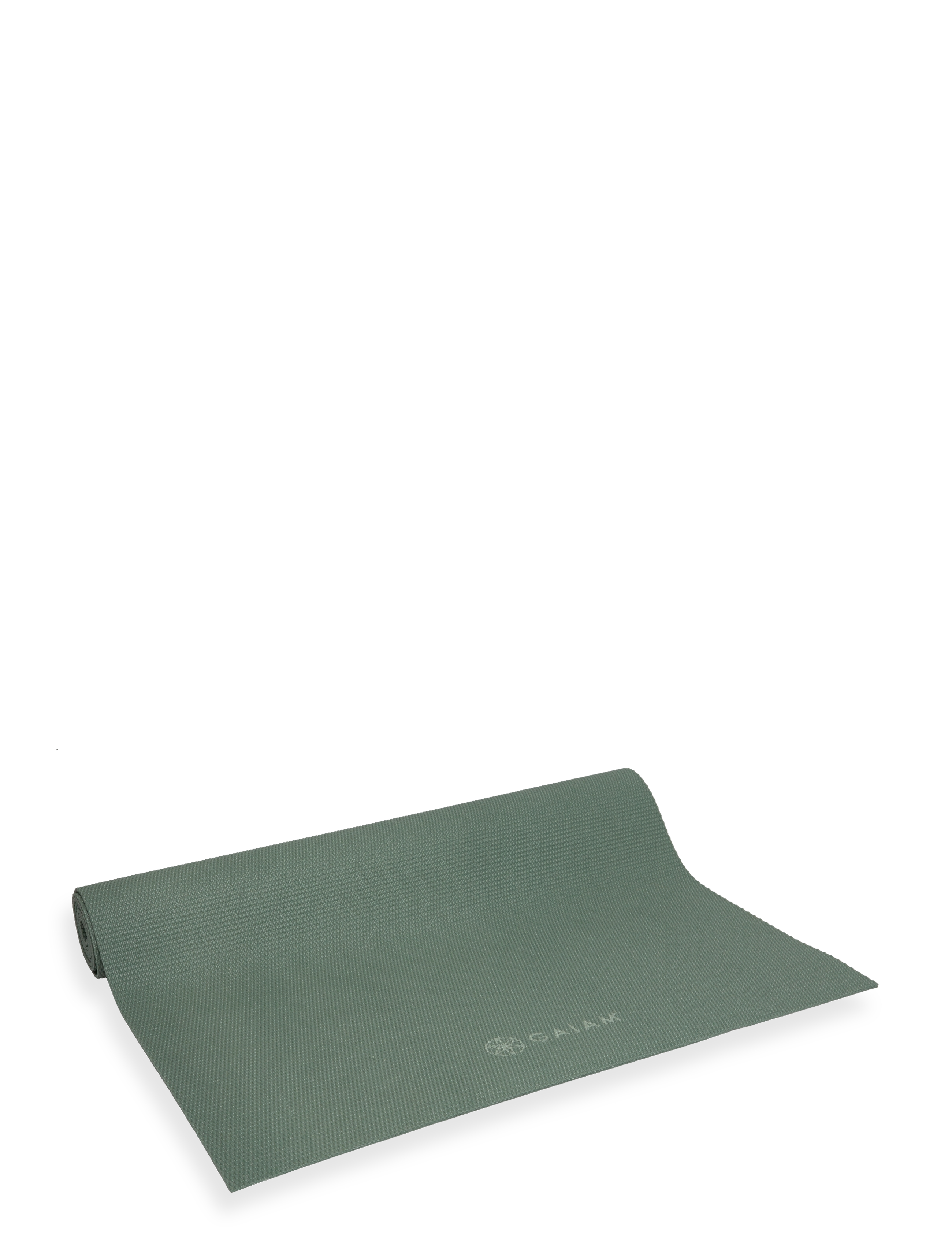 Gaiam Sagebrush Yoga Mat 4Mm Solid, Kvinder, Yogamåtte, Grøn, Str: ONE SIZE