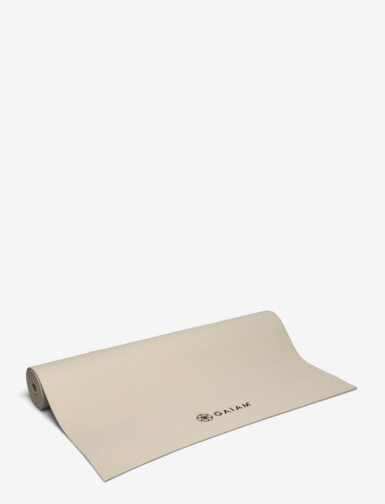 Gaiam - Sandstone Yoga Mat 4mm Solid - maty do ćwiczeń i akcesoria - sand - 0