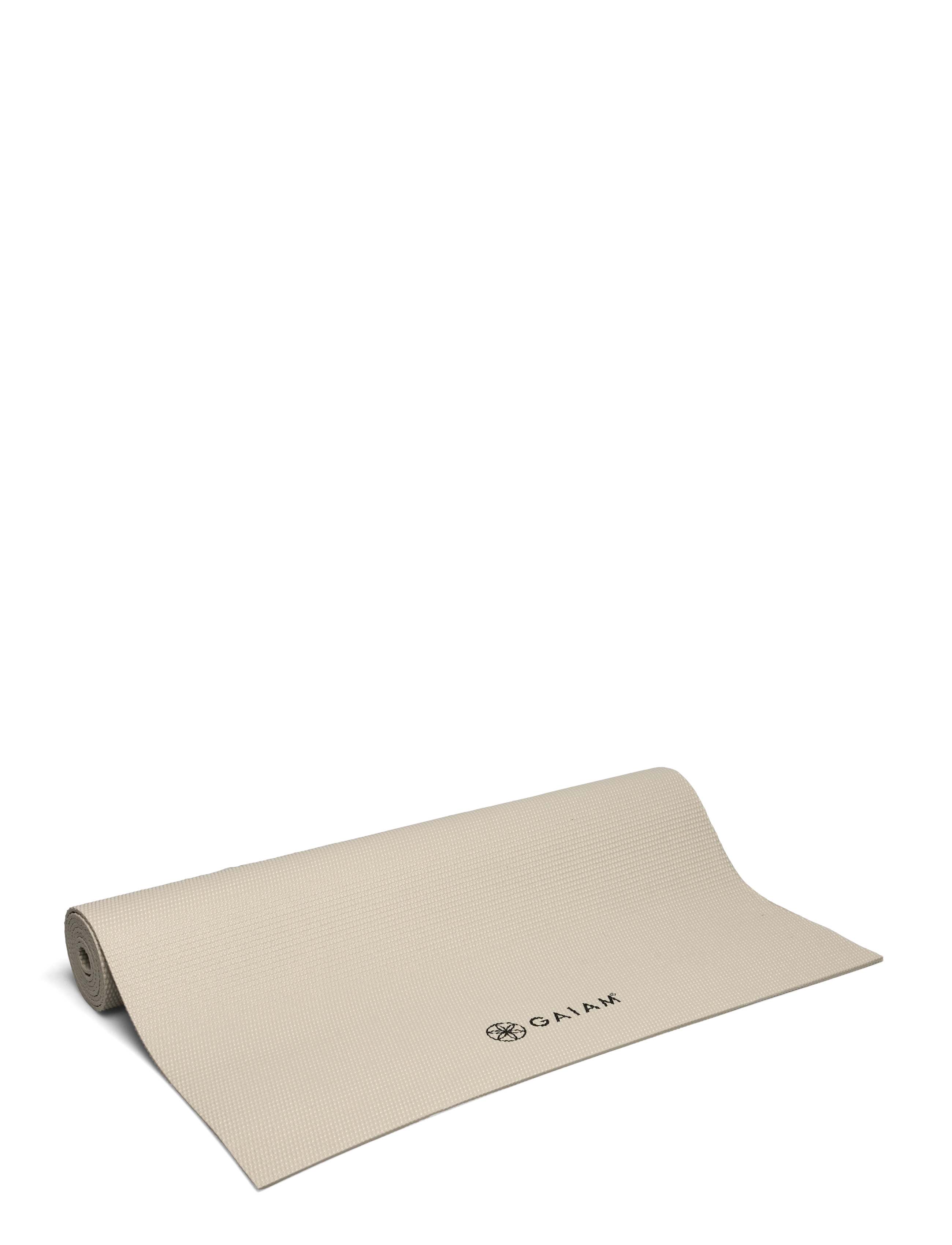 Gaiam Sandstone Yoga Mat 4Mm Solid, One Size, Beige, Sport Yoga Equipment > Sport Yoga Mats And Accessories, Dame