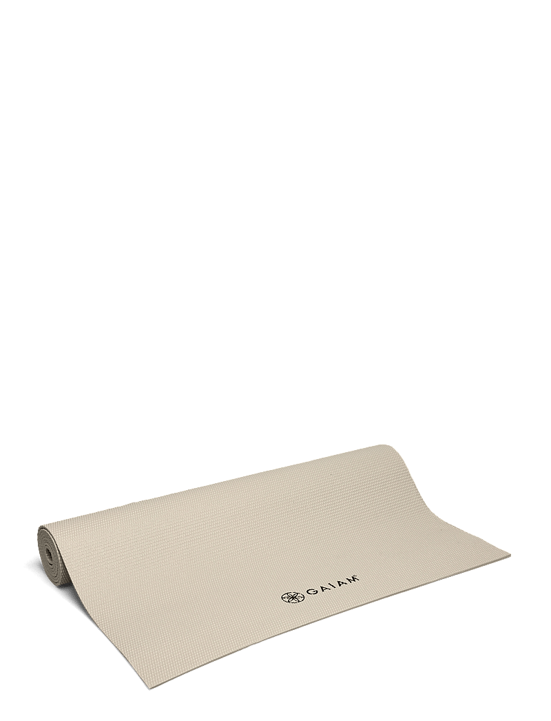 Gaiam - SANDSTONE YOGA MAT 4MM SOLID - jumppamatot ja lisävarusteet - sandstone - 0