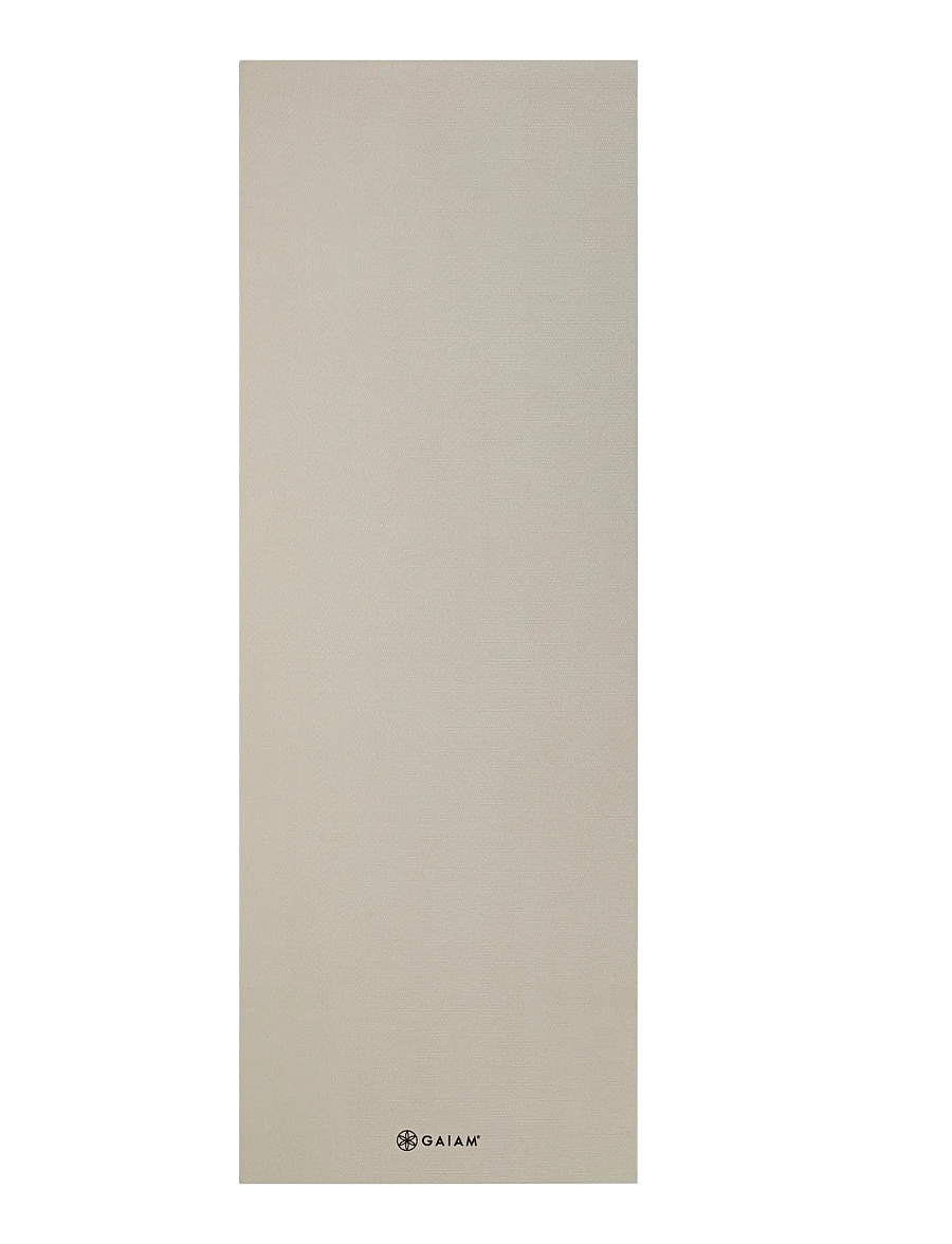 Gaiam - SANDSTONE YOGA MAT 4MM SOLID - mankštos kilimėliai ir priedai - sandstone - 1
