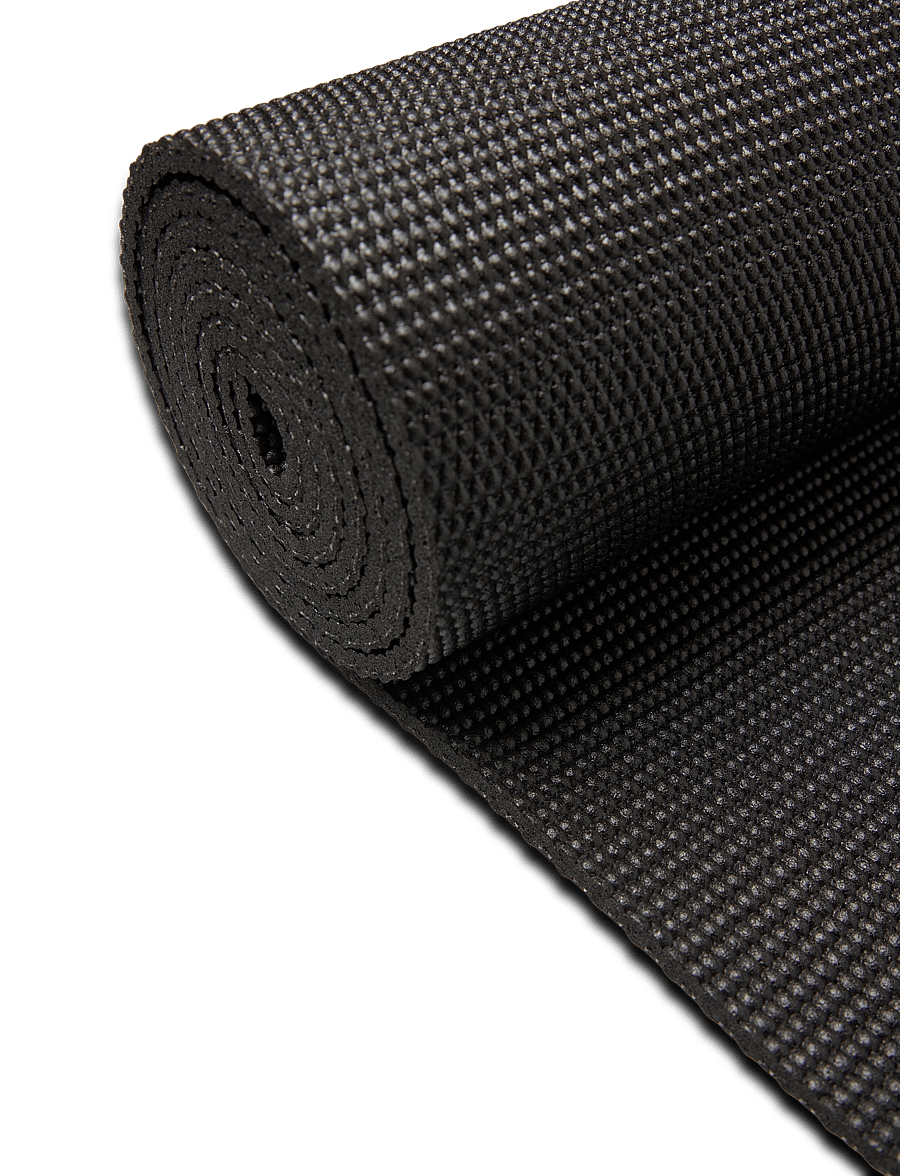 Gaiam - Black Yoga Mat 6mm Solid - trainingsmatten & zubehör - black - 1