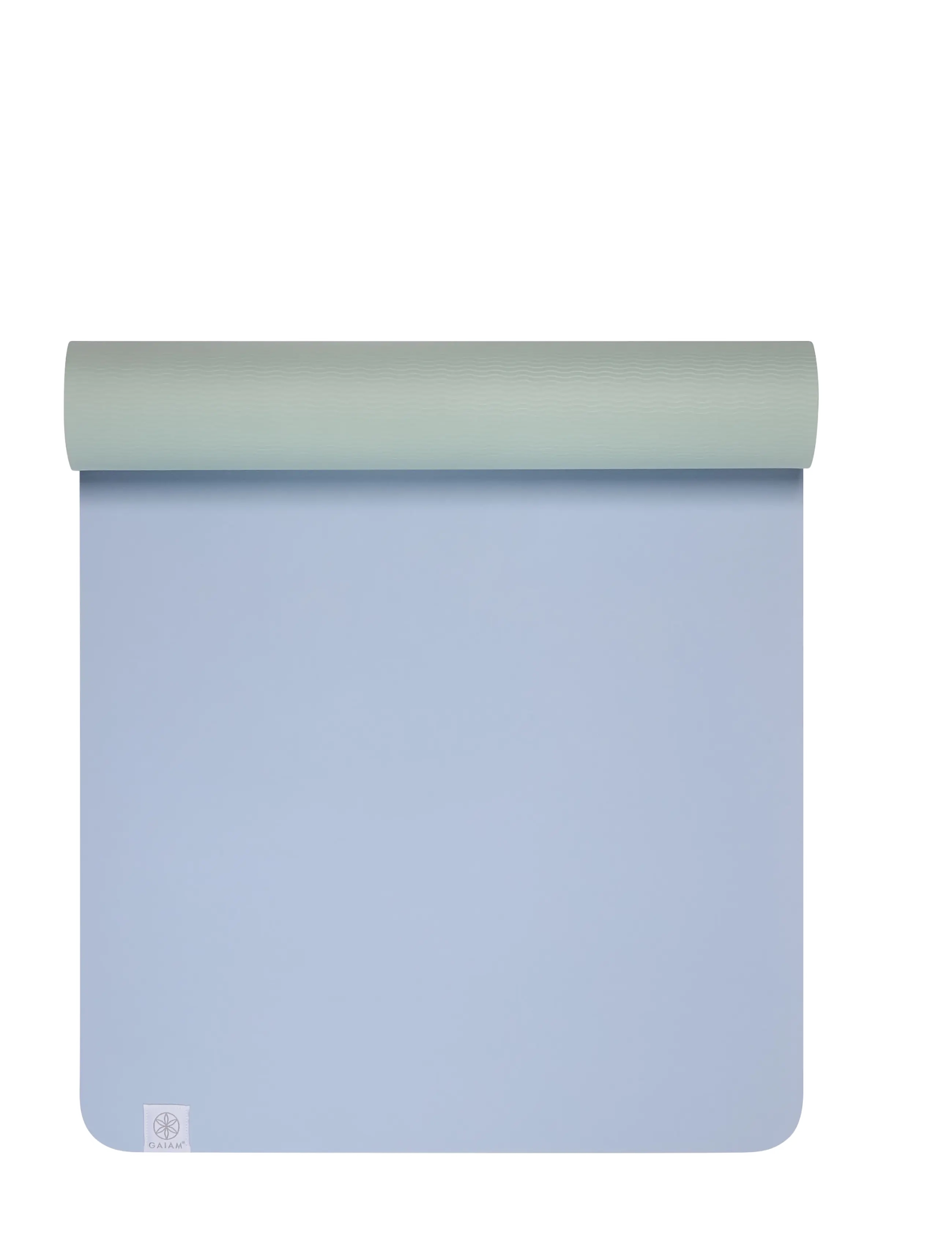 Gaiam TPE CHAMBRAY SEA SALT YOGA MAT 6MM - Yoga-Ausrüstung - LIGHT BLUE / blue