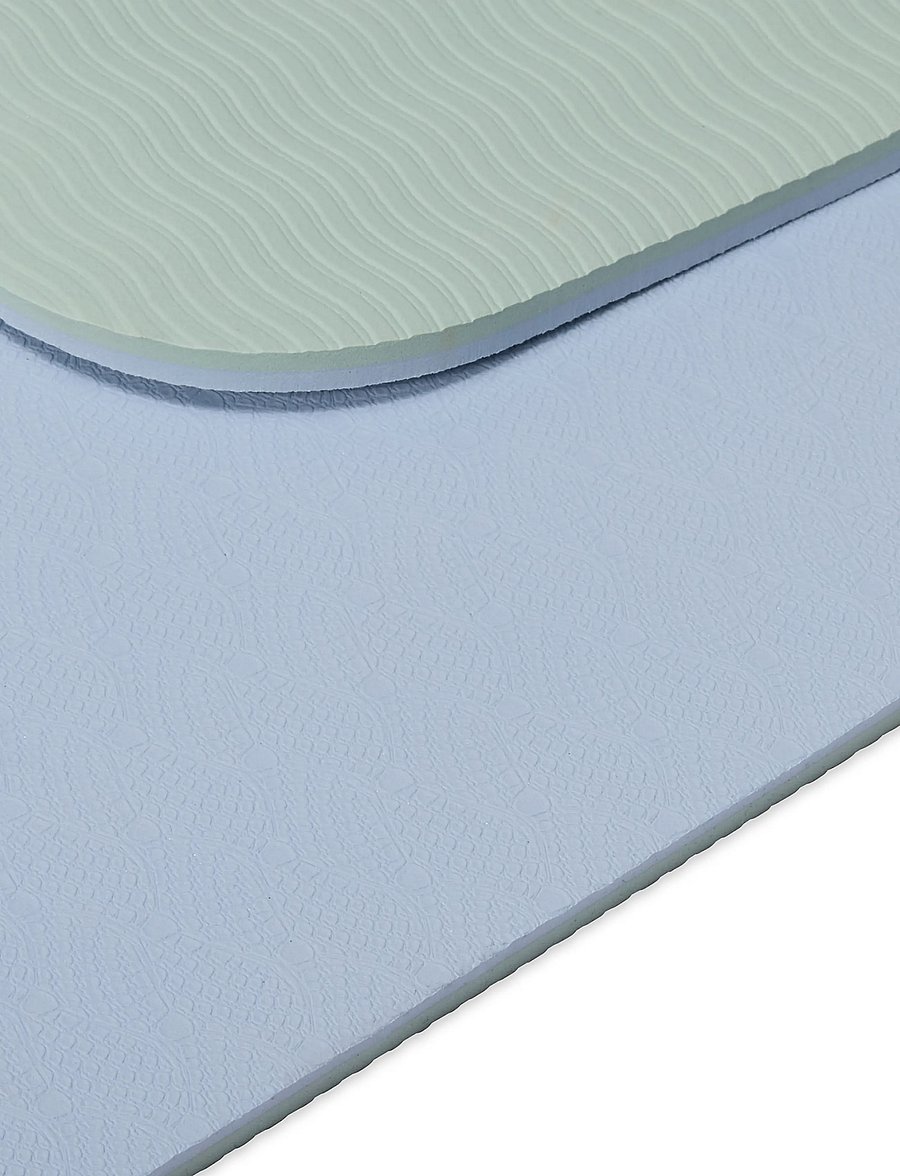 Gaiam - TPE CHAMBRAY SEA SALT YOGA MAT 6MM - light blue - 5