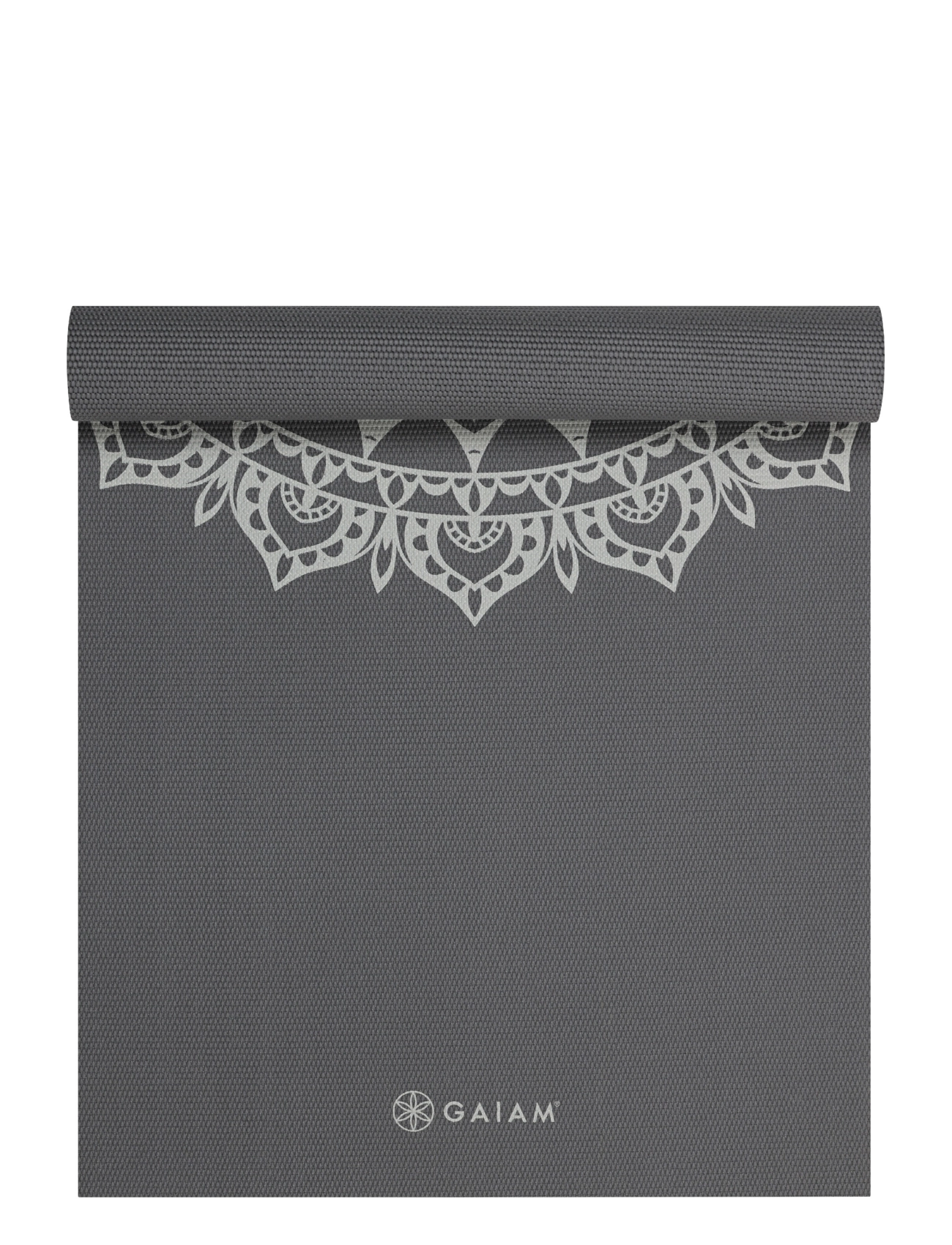Gaiam Dark Greige Marrakesh 5Mm Classic Printed, Kvinder, Klassisk Trykt Yogamåtte, Grå, Str: ONE SIZE