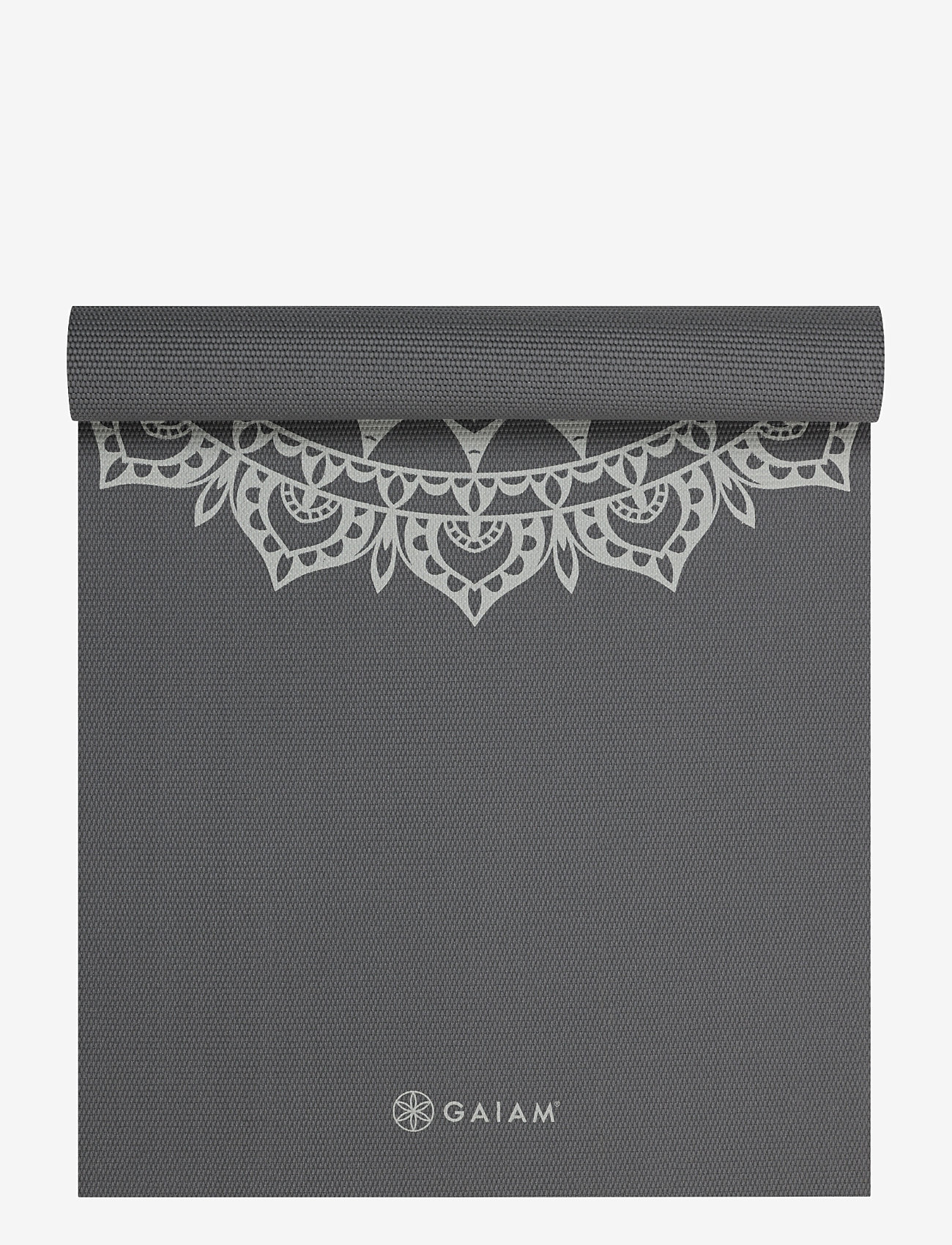 Gaiam - Dark Greige Marrakesh 5mm Classic Printed - exercise mats & accessories - beige - 0