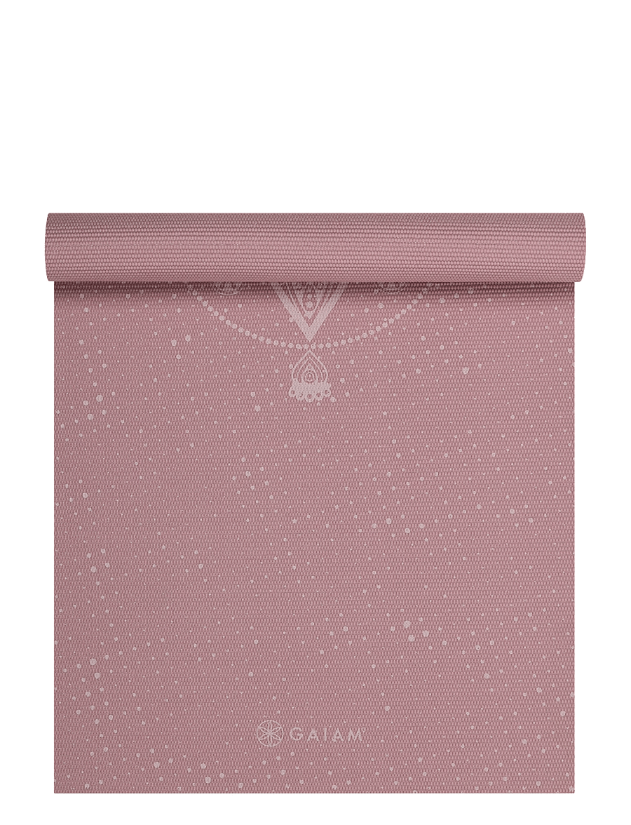 Gaiam - Ballet Powder Celestial 5mm Classic Printed - tapis d'exercice et accessoires - pink - 0