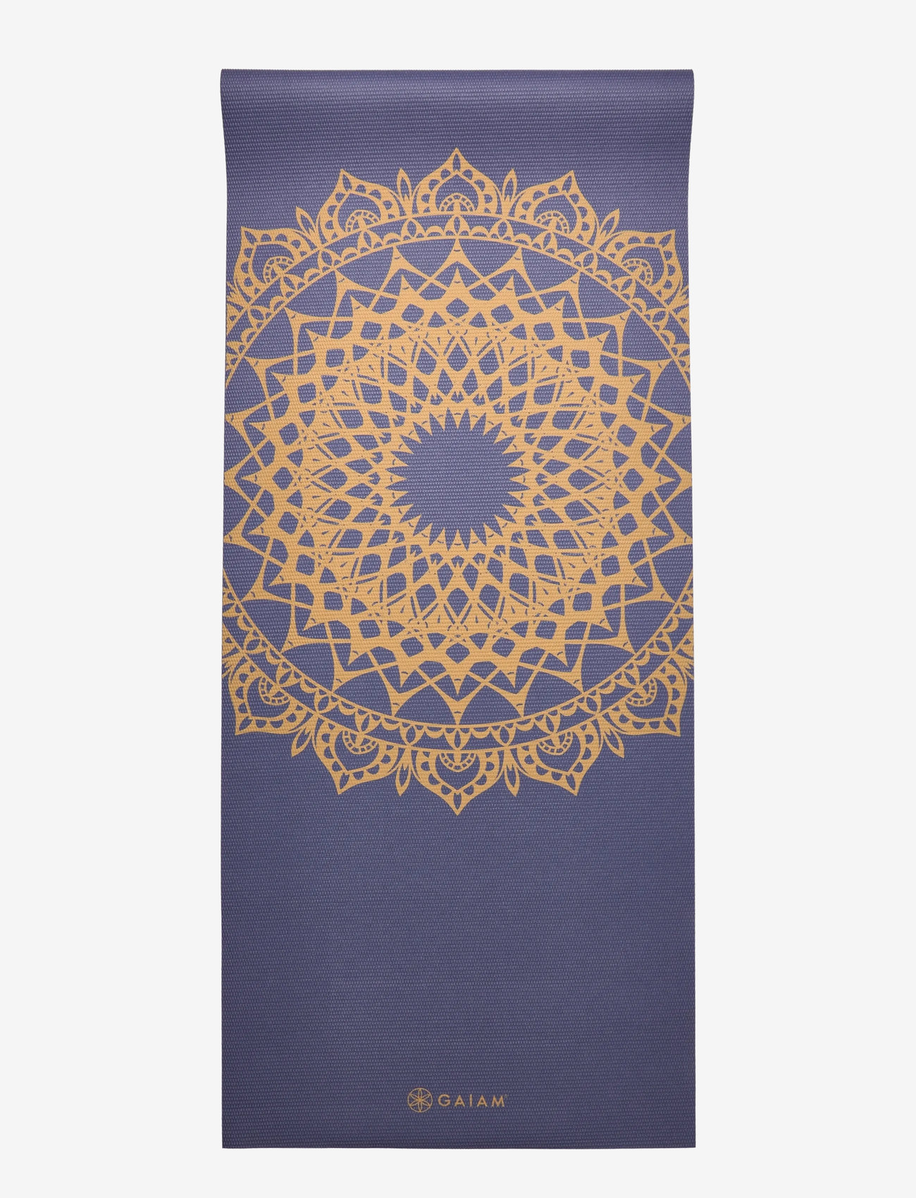 Gaiam - GAIAM INDIGO MARRAKESH YOGA MAT 5MM PRINTED - träningsmattor & accessoarer - blue - 1