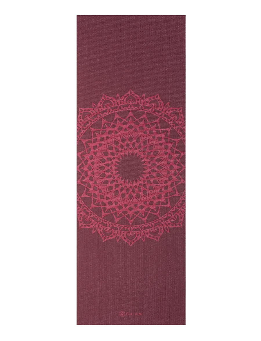Gaiam - CHERRY MARRAKESH YOGA MAT 5MM - yogamåtter & tilbehør - cherry - 1
